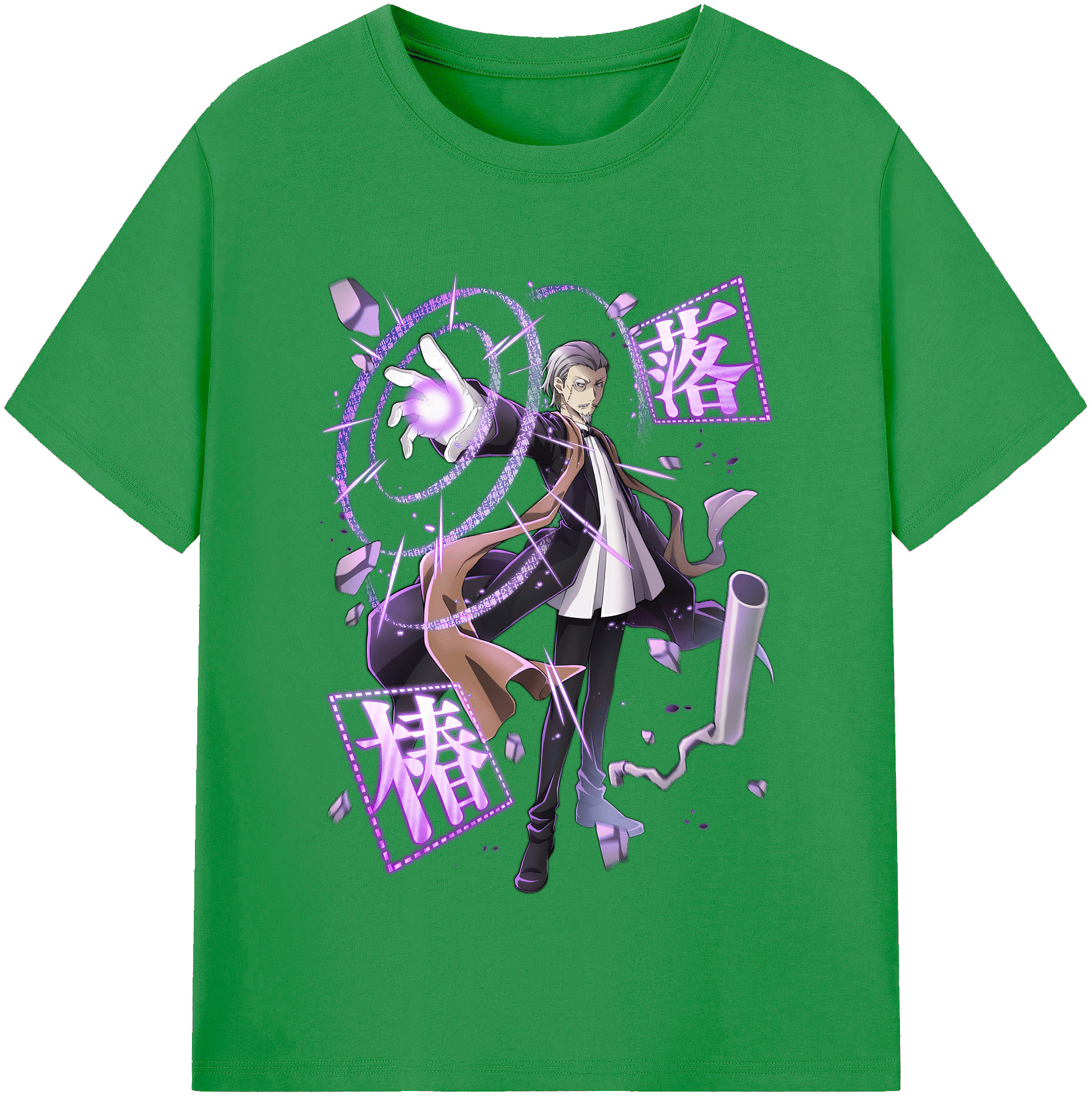 （画像用） 文豪ストレイドッグス Bungo Stray Dogs レディースカジュアルプリントTシャツ（綿100％）