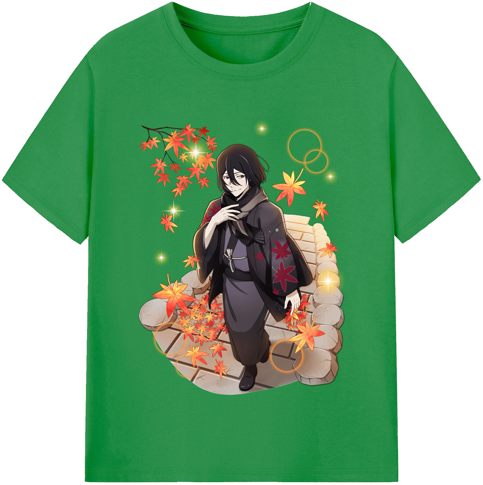 （画像用） 文豪ストレイドッグス Bungo Stray Dogs レディースカジュアルプリントTシャツ（綿100％）
