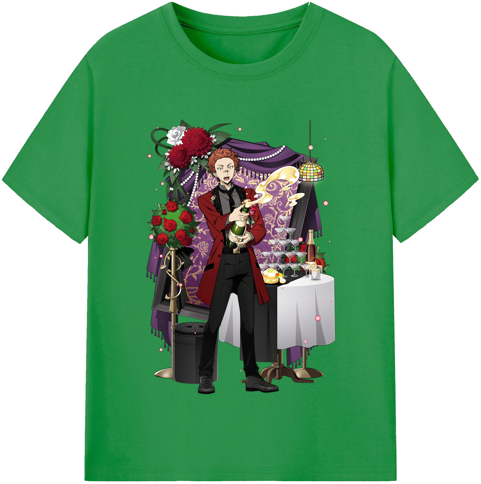 （画像用） 文豪ストレイドッグス Bungo Stray Dogs レディースカジュアルプリントTシャツ（綿100％）