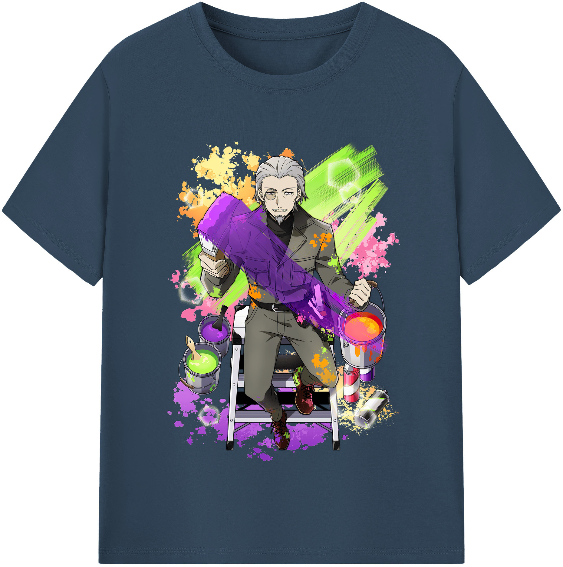 （画像用） 文豪ストレイドッグス Bungo Stray Dogs レディースカジュアルプリントTシャツ（綿100％）