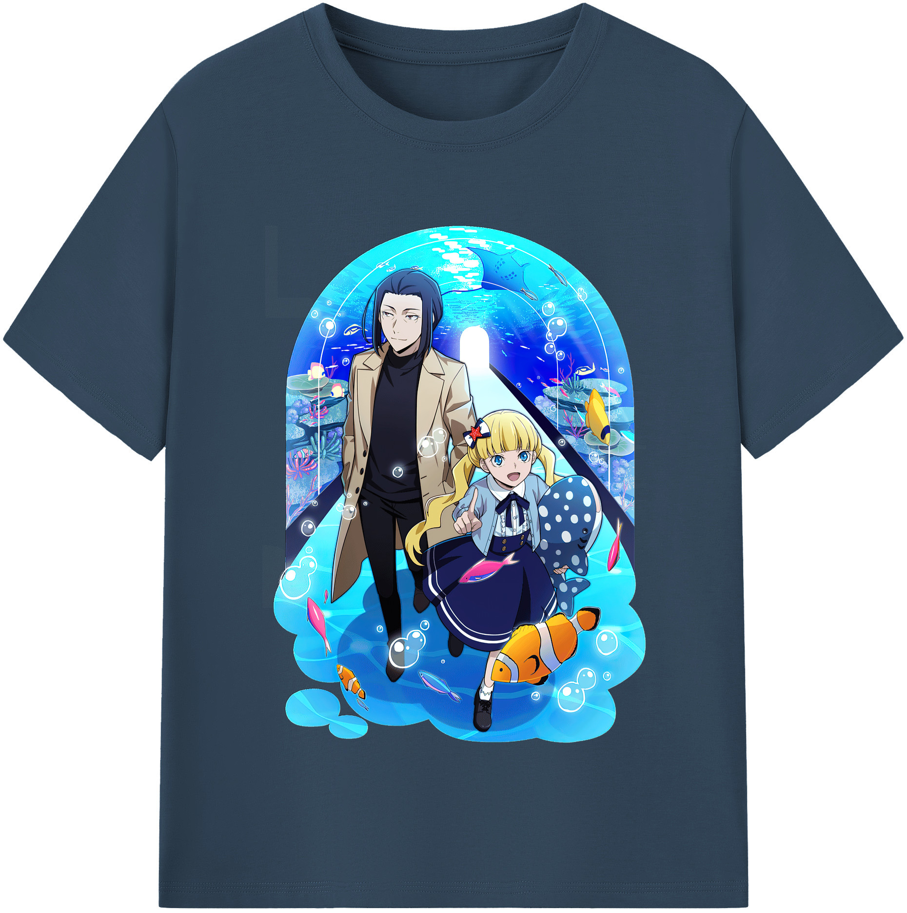 （画像用） 文豪ストレイドッグス Bungo Stray Dogs レディースカジュアルプリントTシャツ（綿100％）
