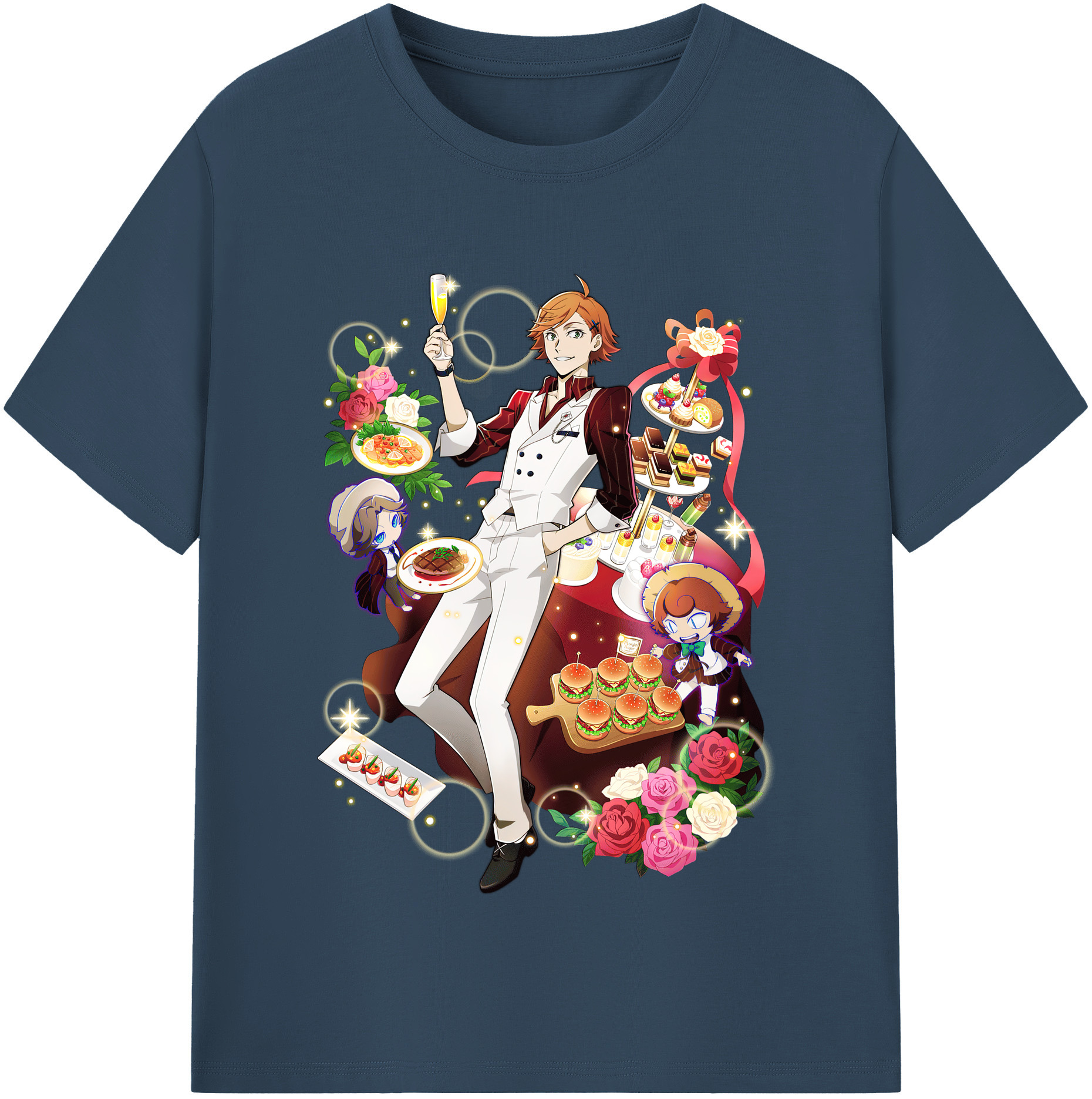 （画像用） 文豪ストレイドッグス Bungo Stray Dogs レディースカジュアルプリントTシャツ（綿100％）