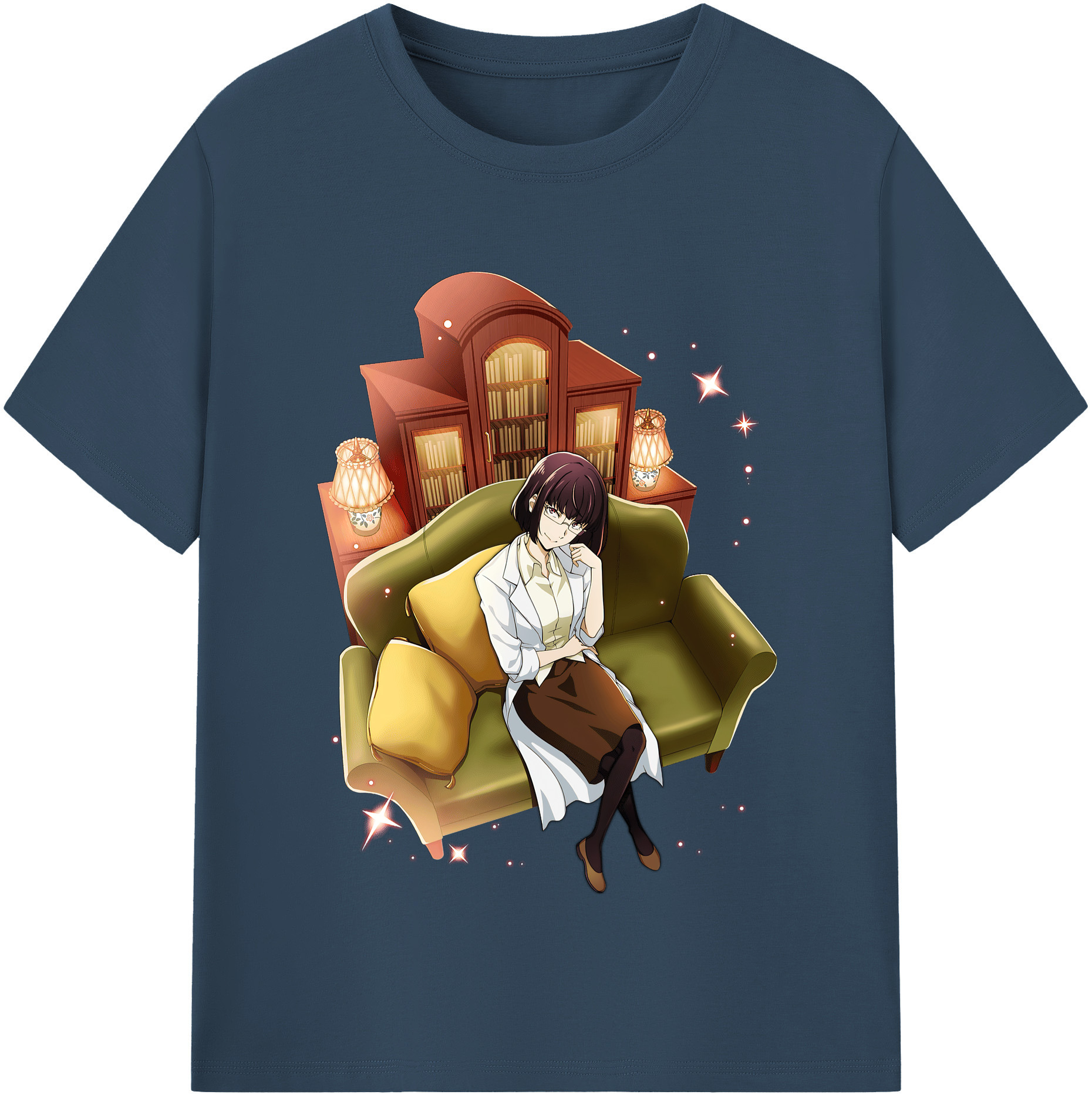 （画像用） 文豪ストレイドッグス Bungo Stray Dogs レディースカジュアルプリントTシャツ（綿100％）