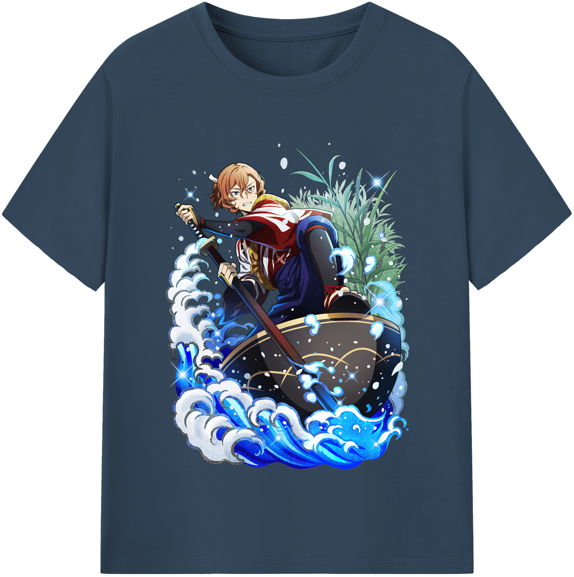（画像用） 文豪ストレイドッグス Bungo Stray Dogs レディースカジュアルプリントTシャツ（綿100％）