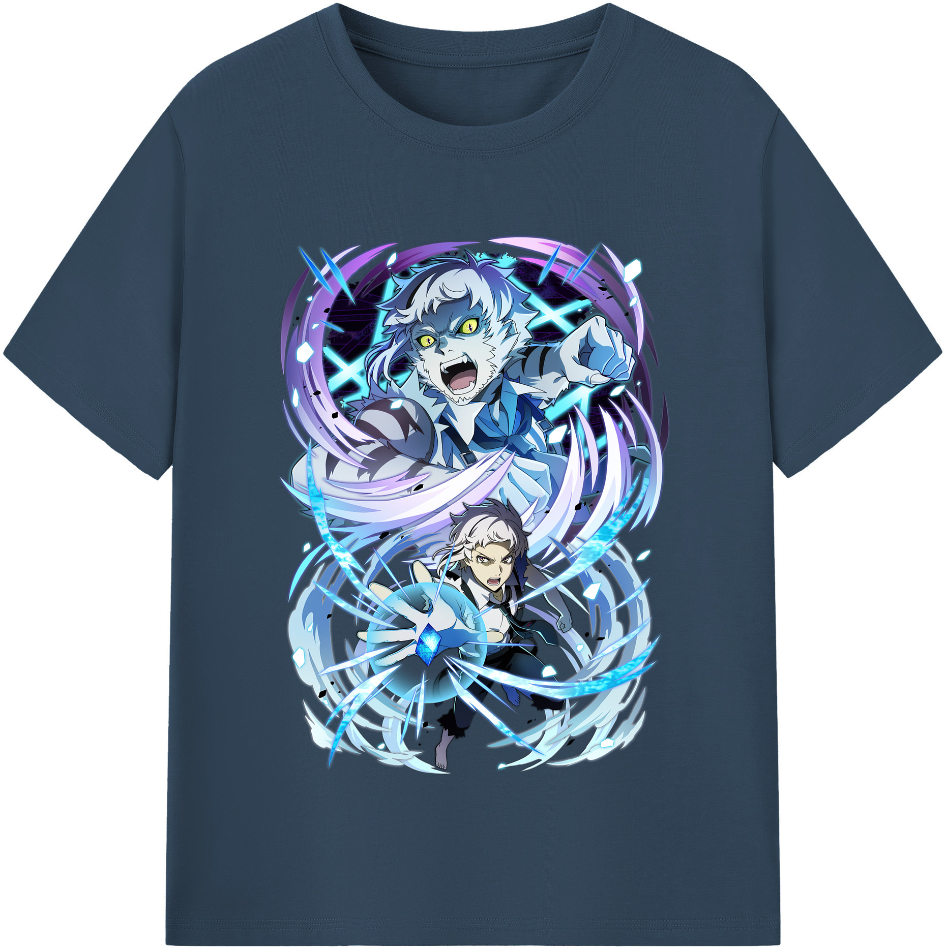 （画像用） 文豪ストレイドッグス Bungo Stray Dogs レディースカジュアルプリントTシャツ（綿100％）