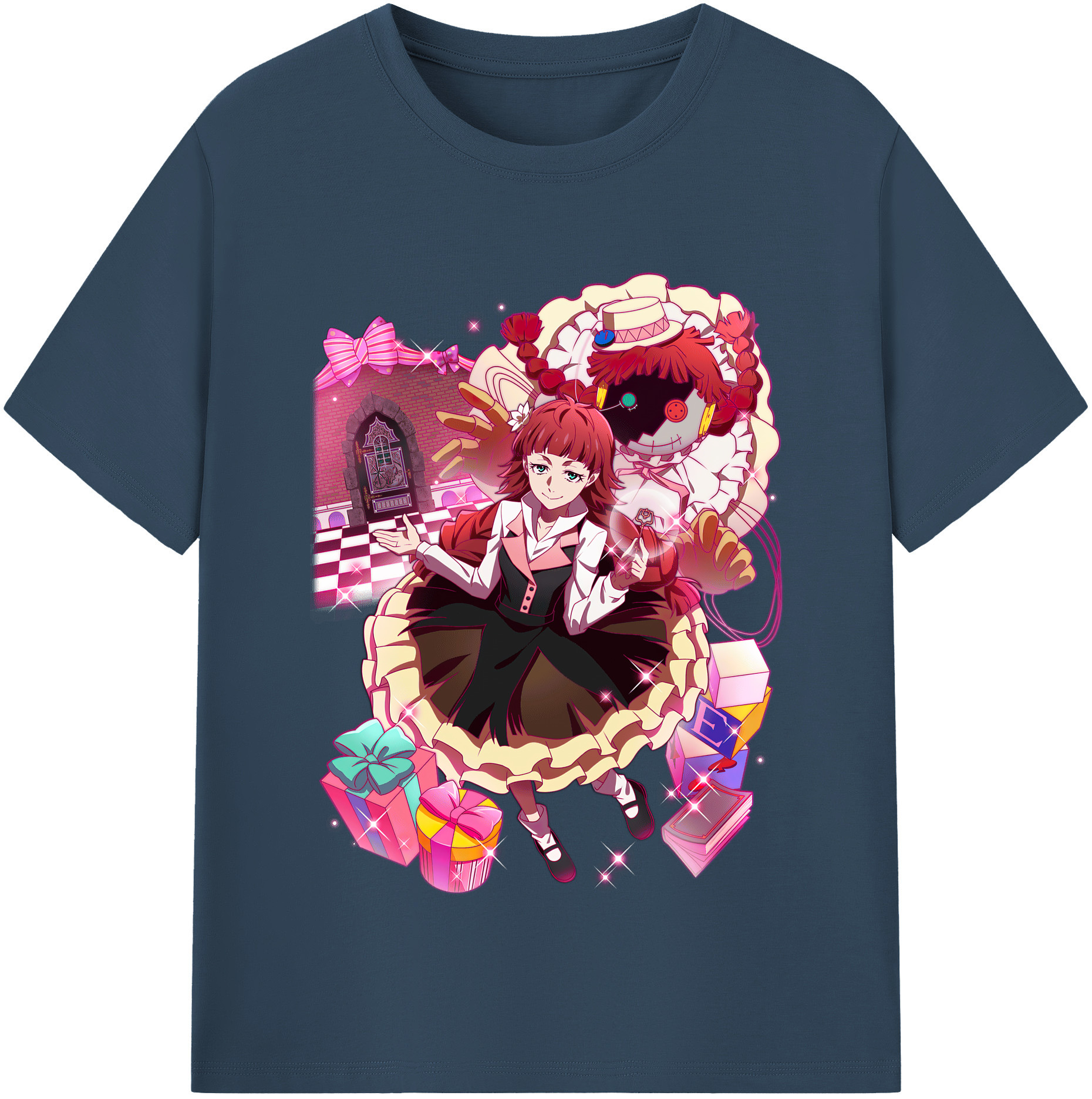 （画像用） 文豪ストレイドッグス Bungo Stray Dogs レディースカジュアルプリントTシャツ（綿100％）