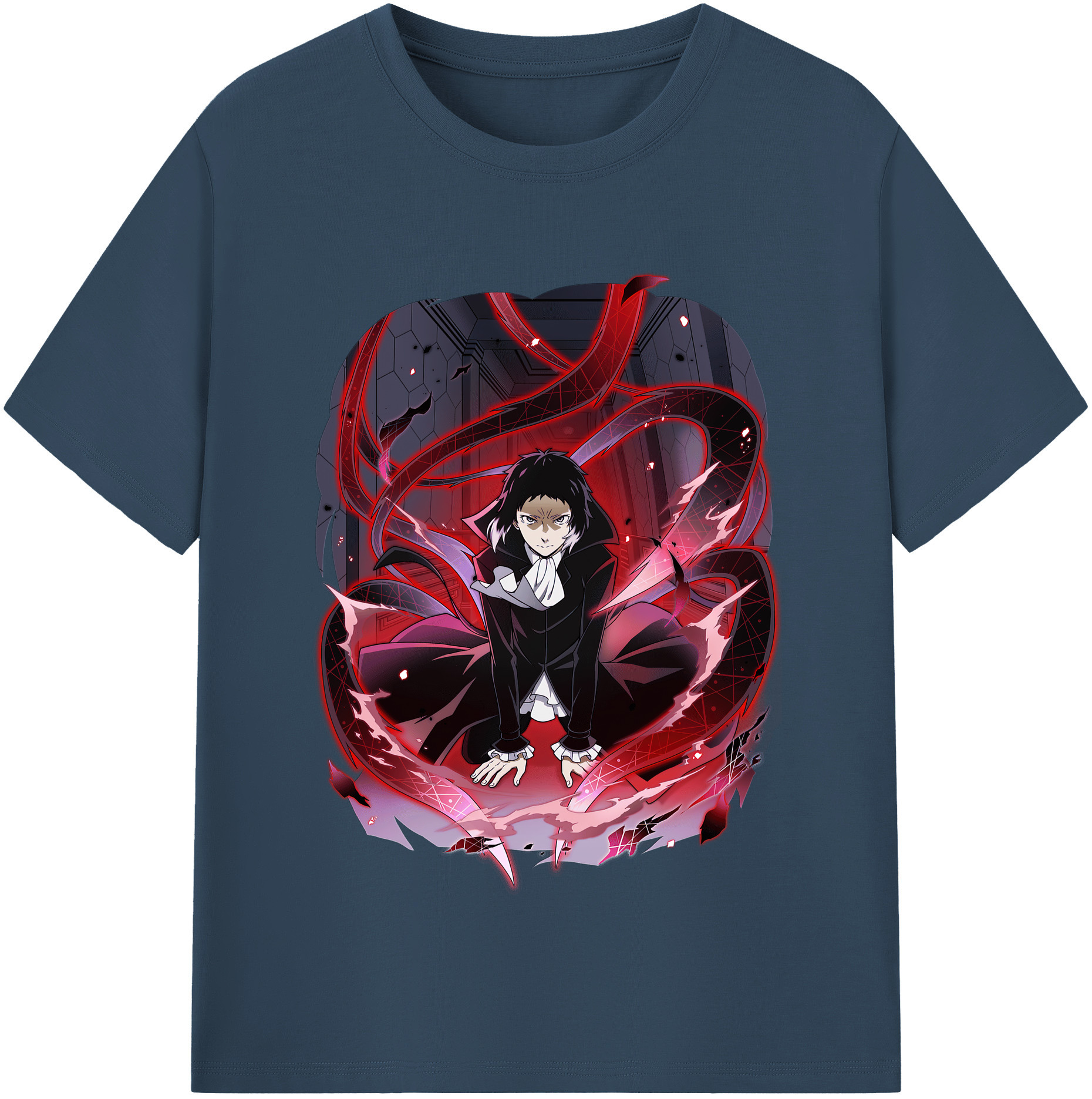 （画像用） 文豪ストレイドッグス Bungo Stray Dogs レディースカジュアルプリントTシャツ（綿100％）