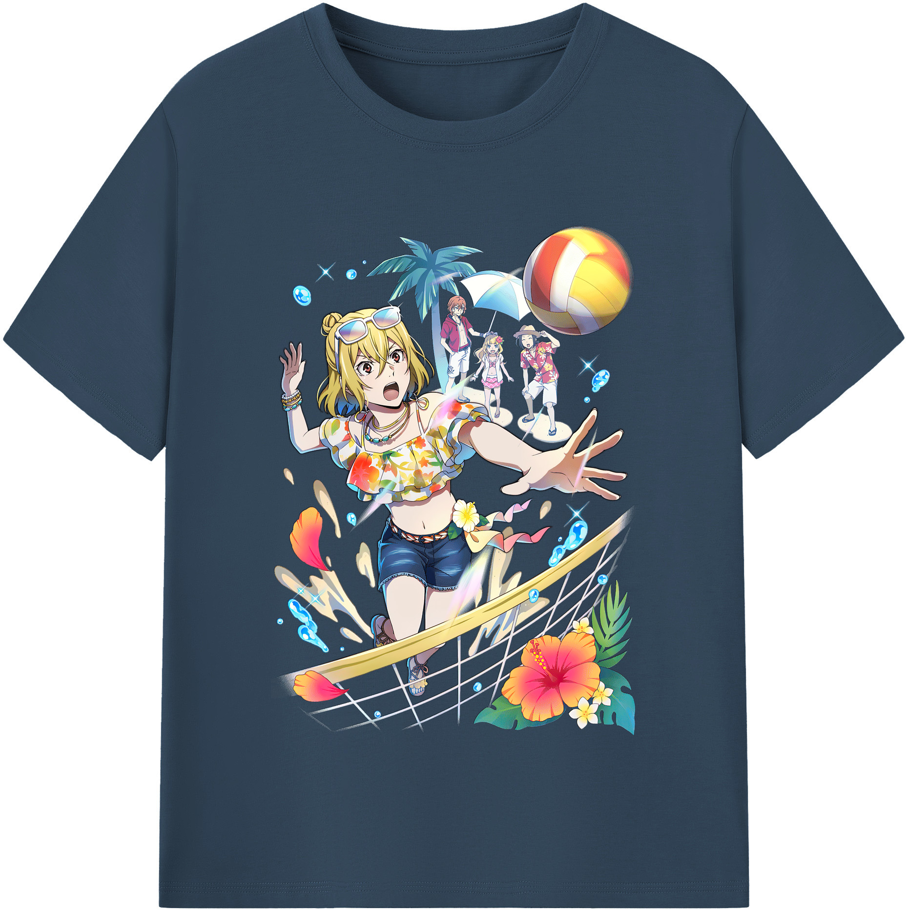 （画像用） 文豪ストレイドッグス Bungo Stray Dogs レディースカジュアルプリントTシャツ（綿100％）