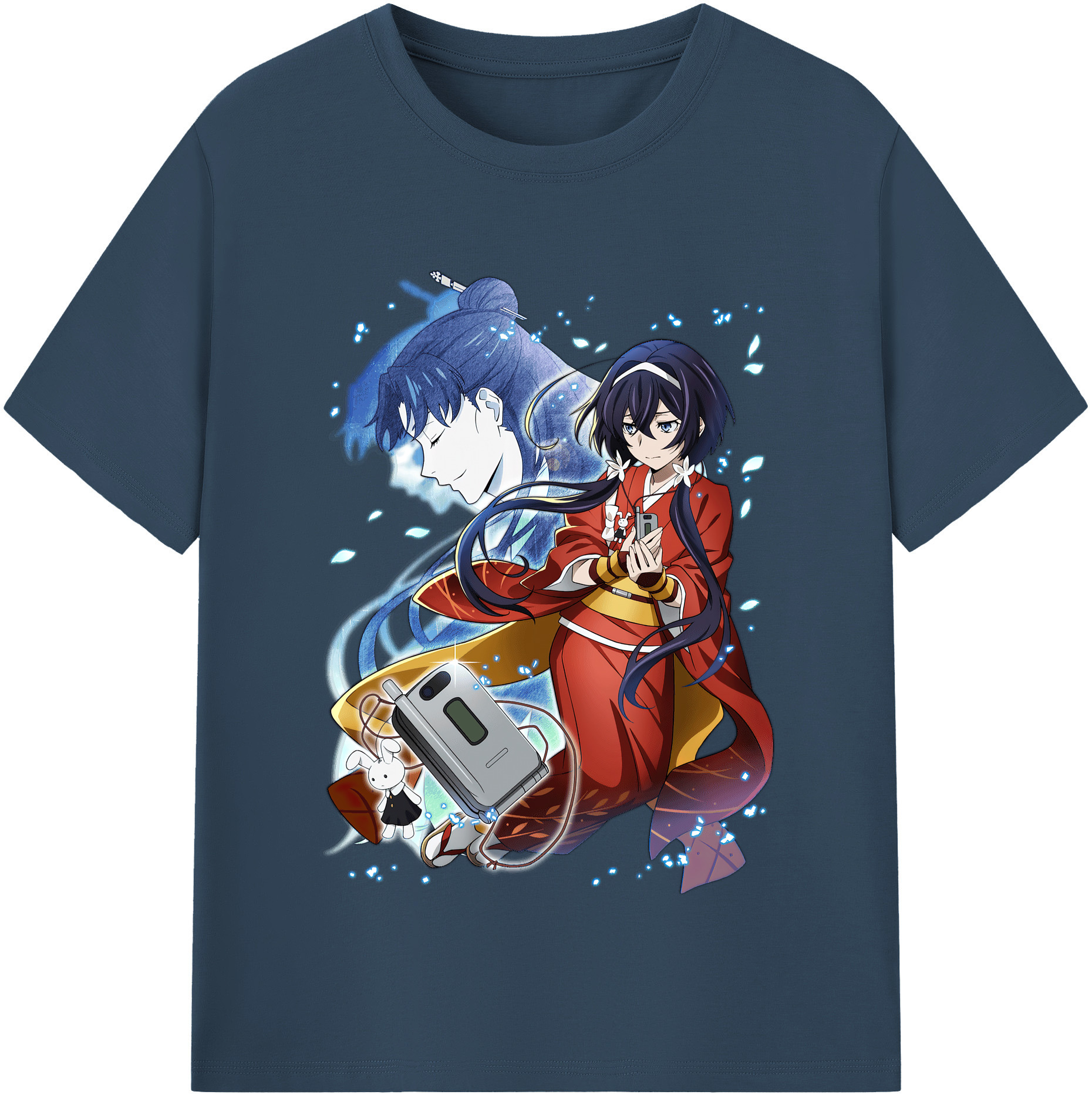 （画像用） 文豪ストレイドッグス Bungo Stray Dogs レディースカジュアルプリントTシャツ（綿100％）