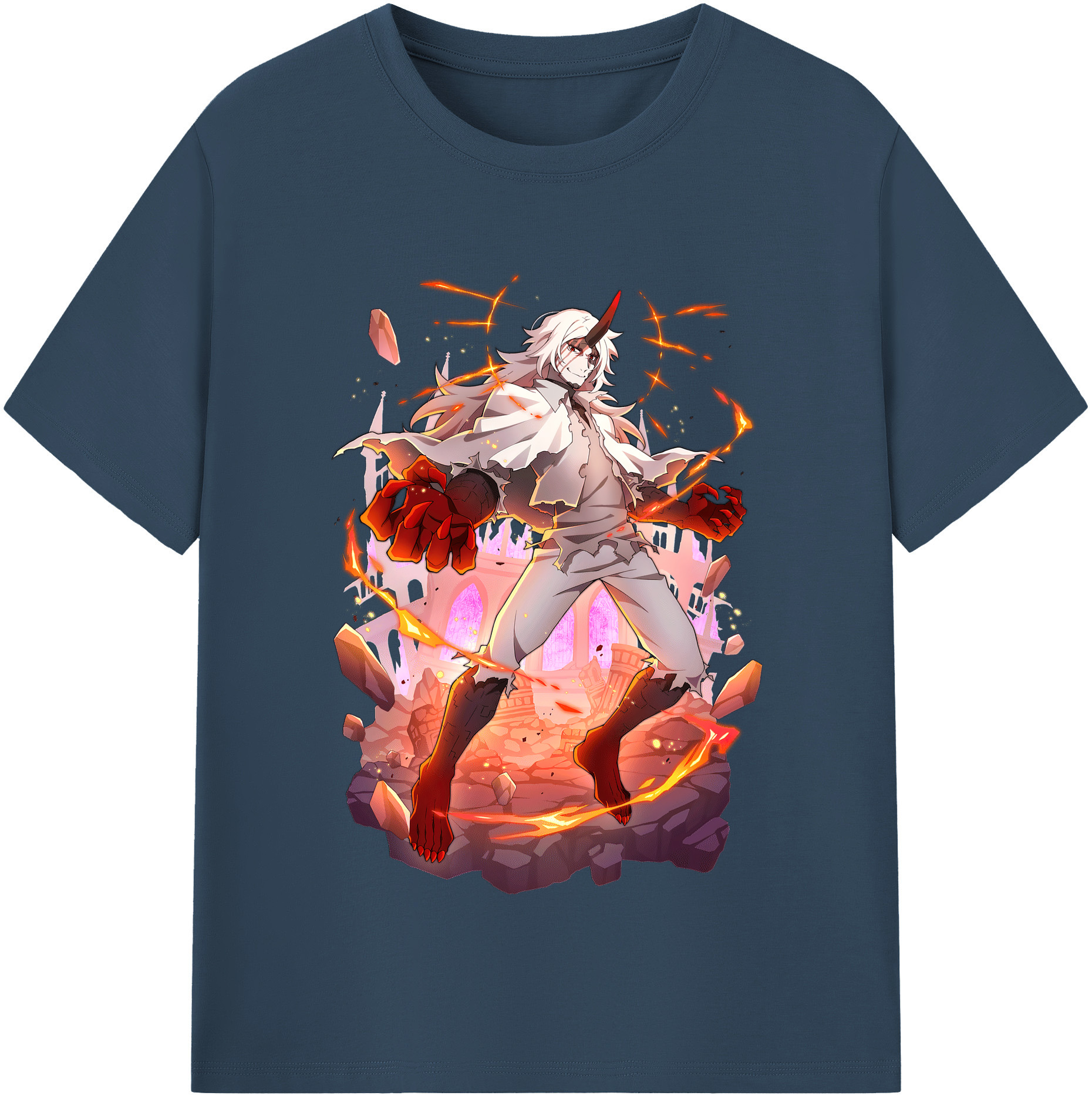 （画像用） 文豪ストレイドッグス Bungo Stray Dogs レディースカジュアルプリントTシャツ（綿100％）