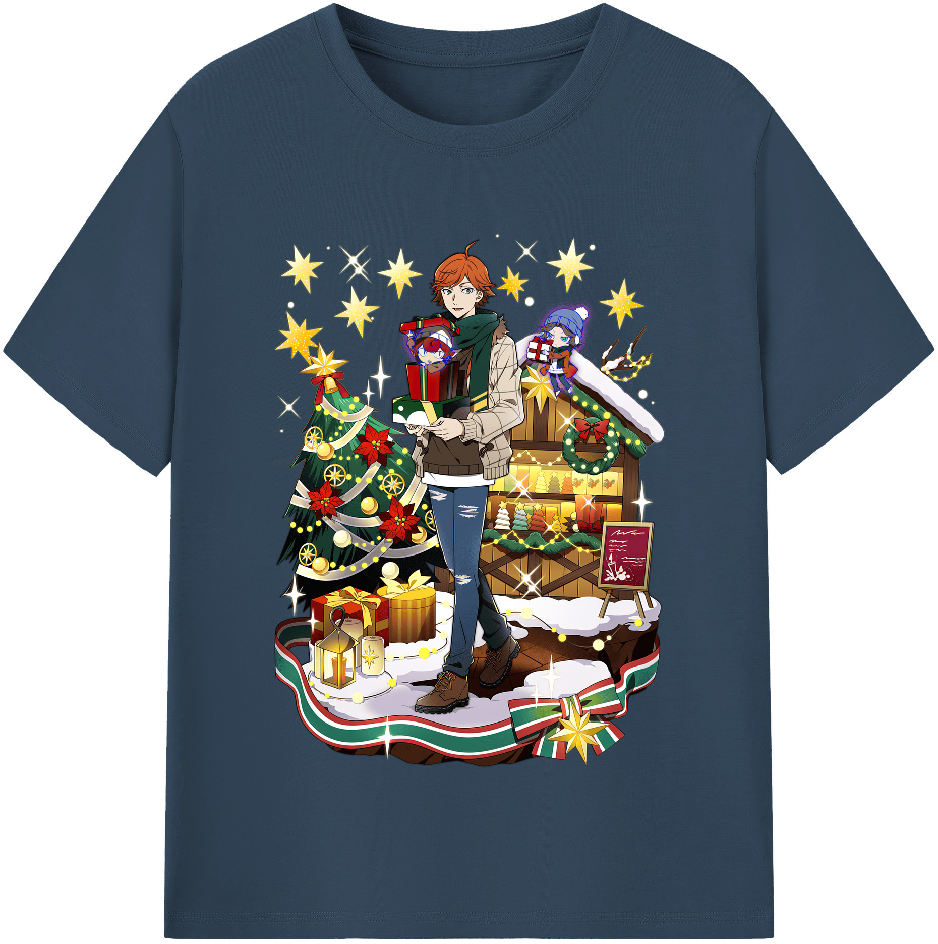 （画像用） 文豪ストレイドッグス Bungo Stray Dogs レディースカジュアルプリントTシャツ（綿100％）