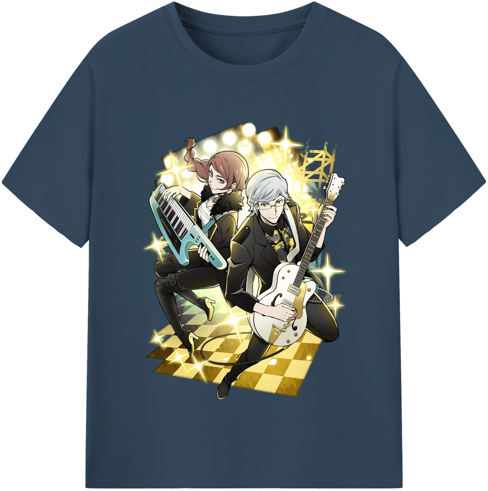 （画像用） 文豪ストレイドッグス Bungo Stray Dogs レディースカジュアルプリントTシャツ（綿100％）