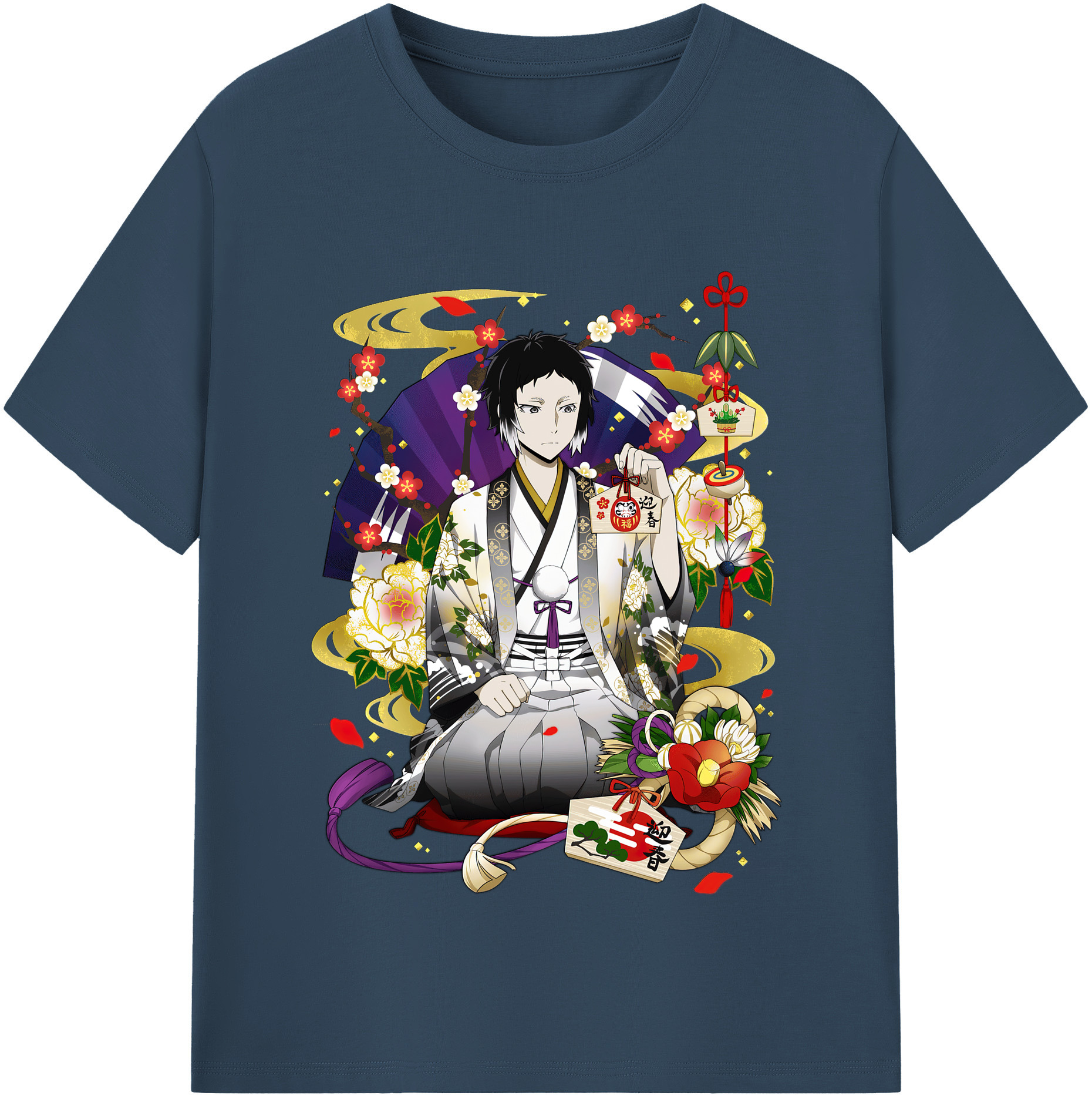 （画像用） 文豪ストレイドッグス Bungo Stray Dogs レディースカジュアルプリントTシャツ（綿100％）