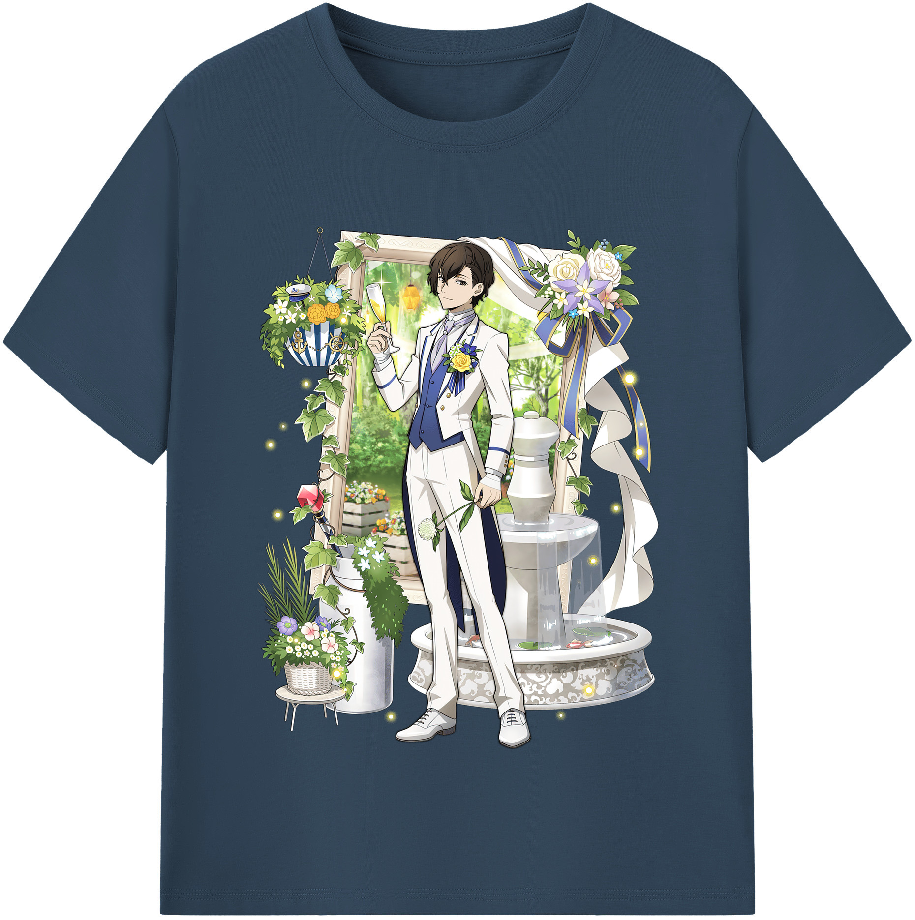 （画像用） 文豪ストレイドッグス Bungo Stray Dogs レディースカジュアルプリントTシャツ（綿100％）