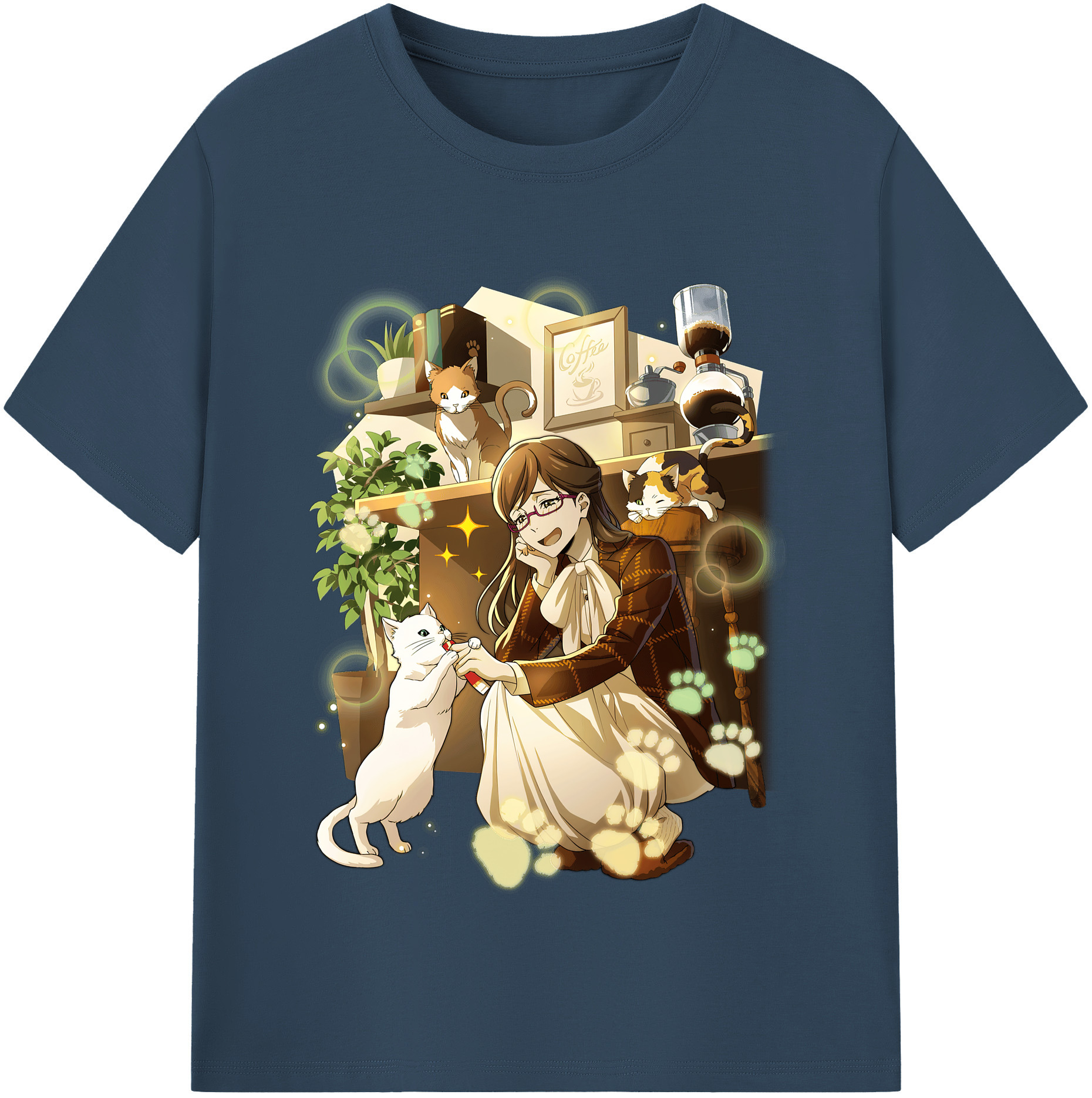 （画像用） 文豪ストレイドッグス Bungo Stray Dogs レディースカジュアルプリントTシャツ（綿100％）