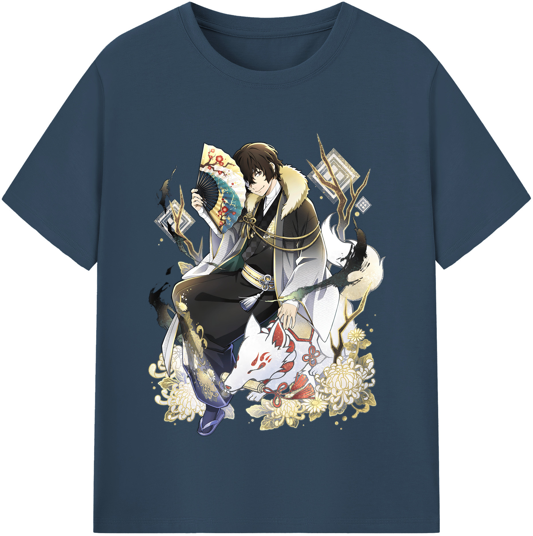 （画像用） 文豪ストレイドッグス Bungo Stray Dogs レディースカジュアルプリントTシャツ（綿100％）