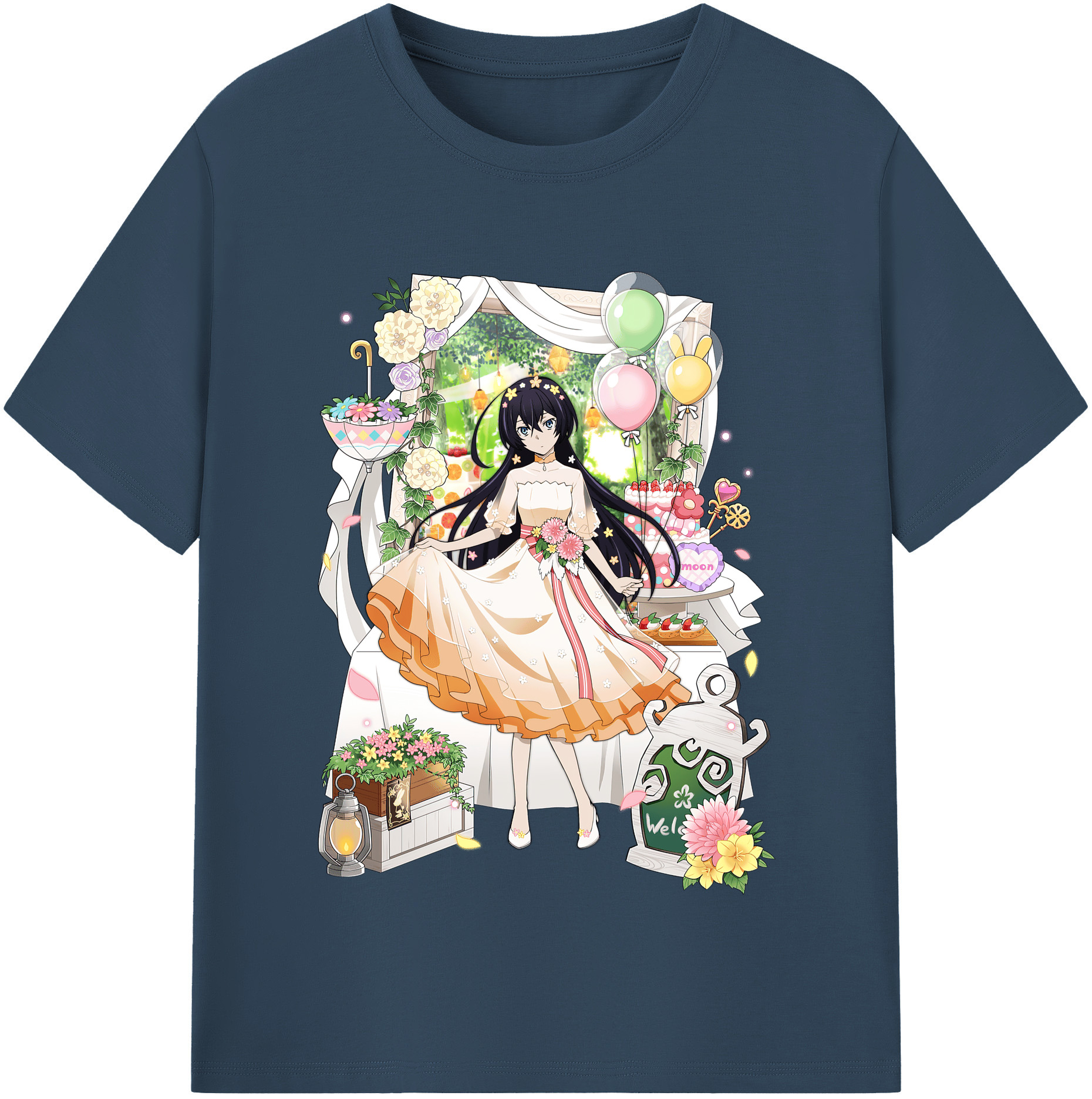 （画像用） 文豪ストレイドッグス Bungo Stray Dogs レディースカジュアルプリントTシャツ（綿100％）