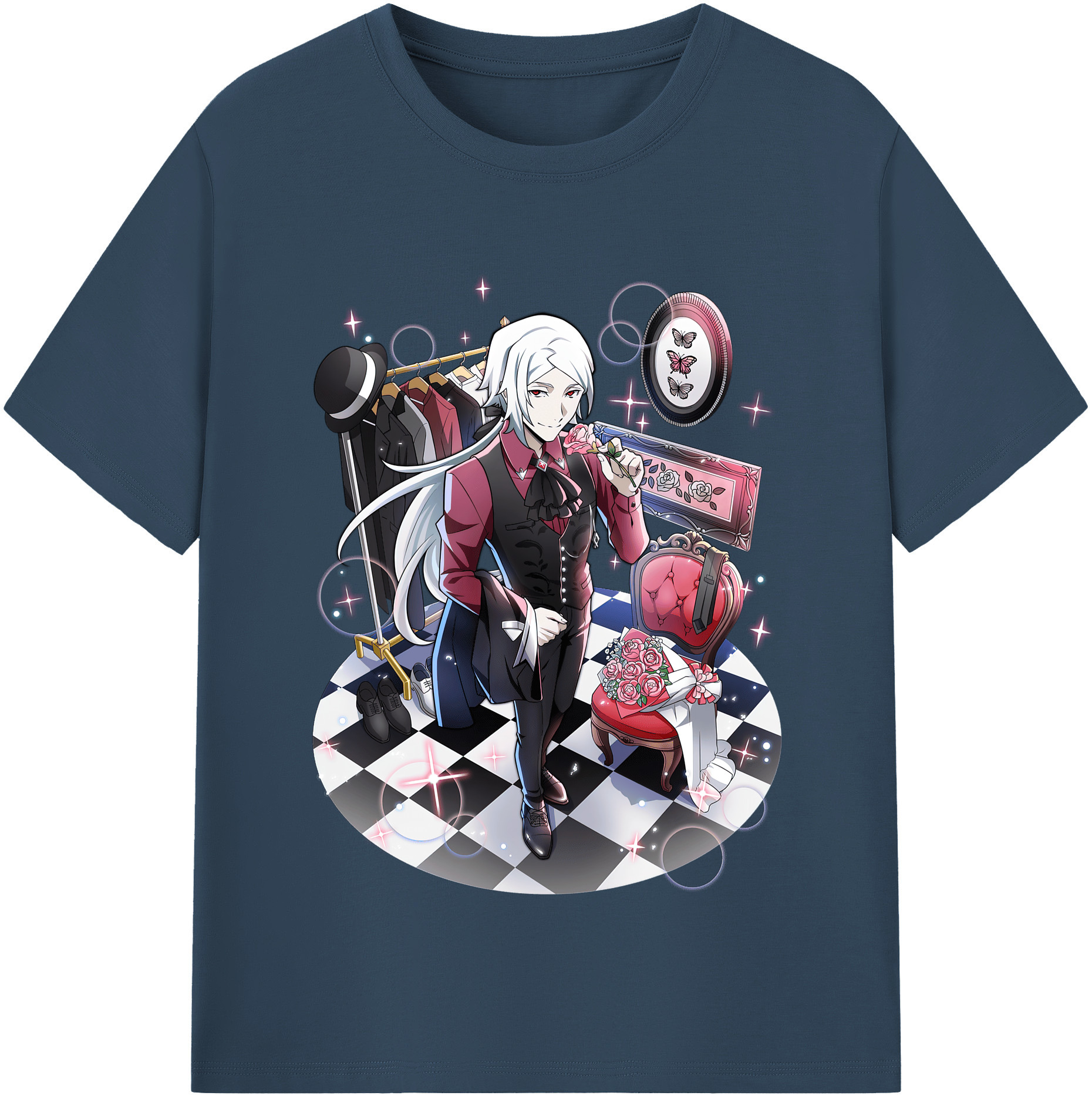 （画像用） 文豪ストレイドッグス Bungo Stray Dogs レディースカジュアルプリントTシャツ（綿100％）