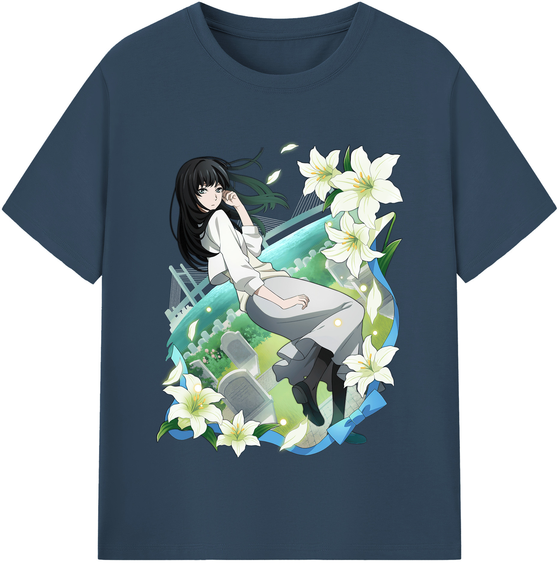 （画像用） 文豪ストレイドッグス Bungo Stray Dogs レディースカジュアルプリントTシャツ（綿100％）