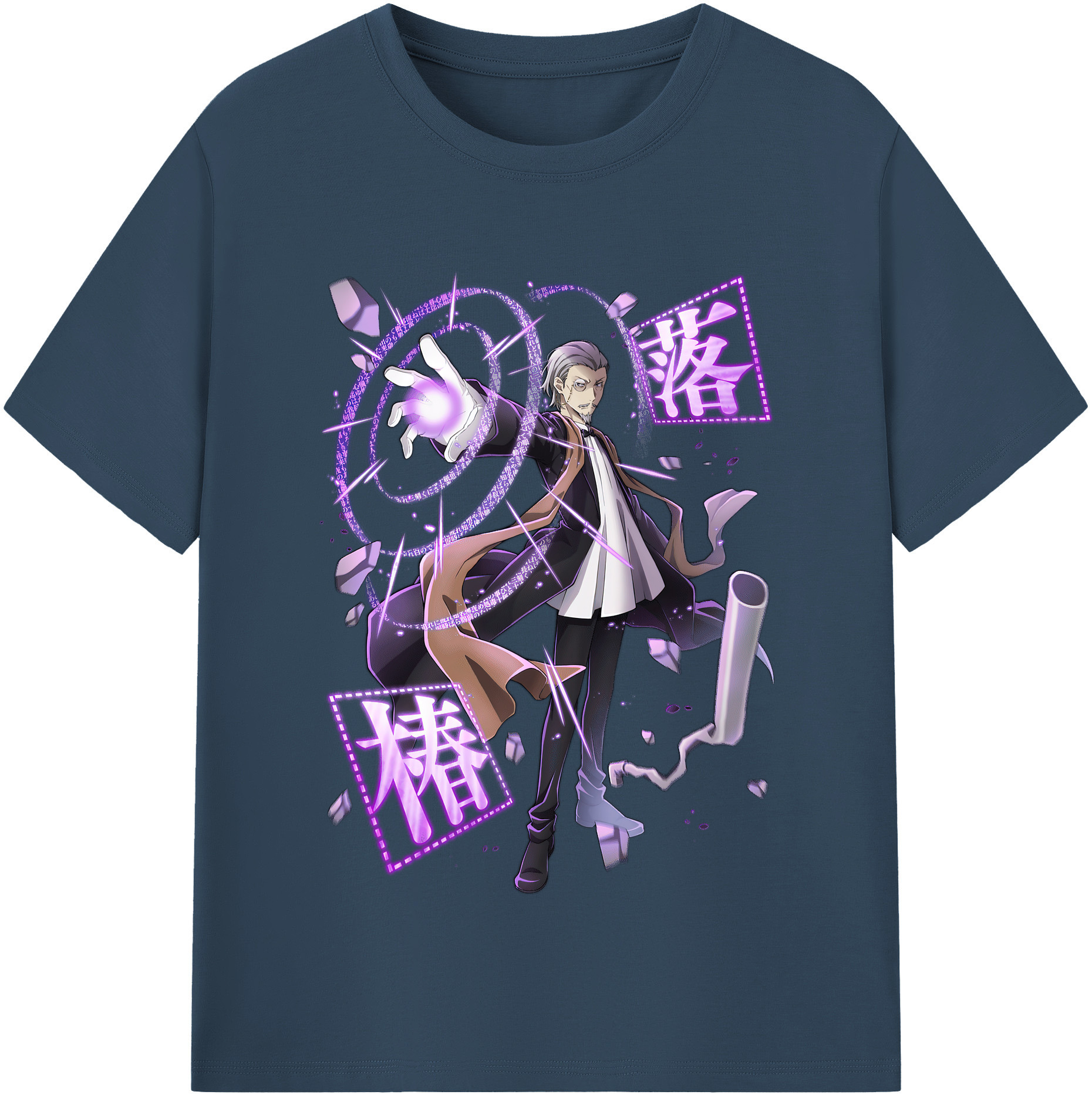 （画像用） 文豪ストレイドッグス Bungo Stray Dogs レディースカジュアルプリントTシャツ（綿100％）
