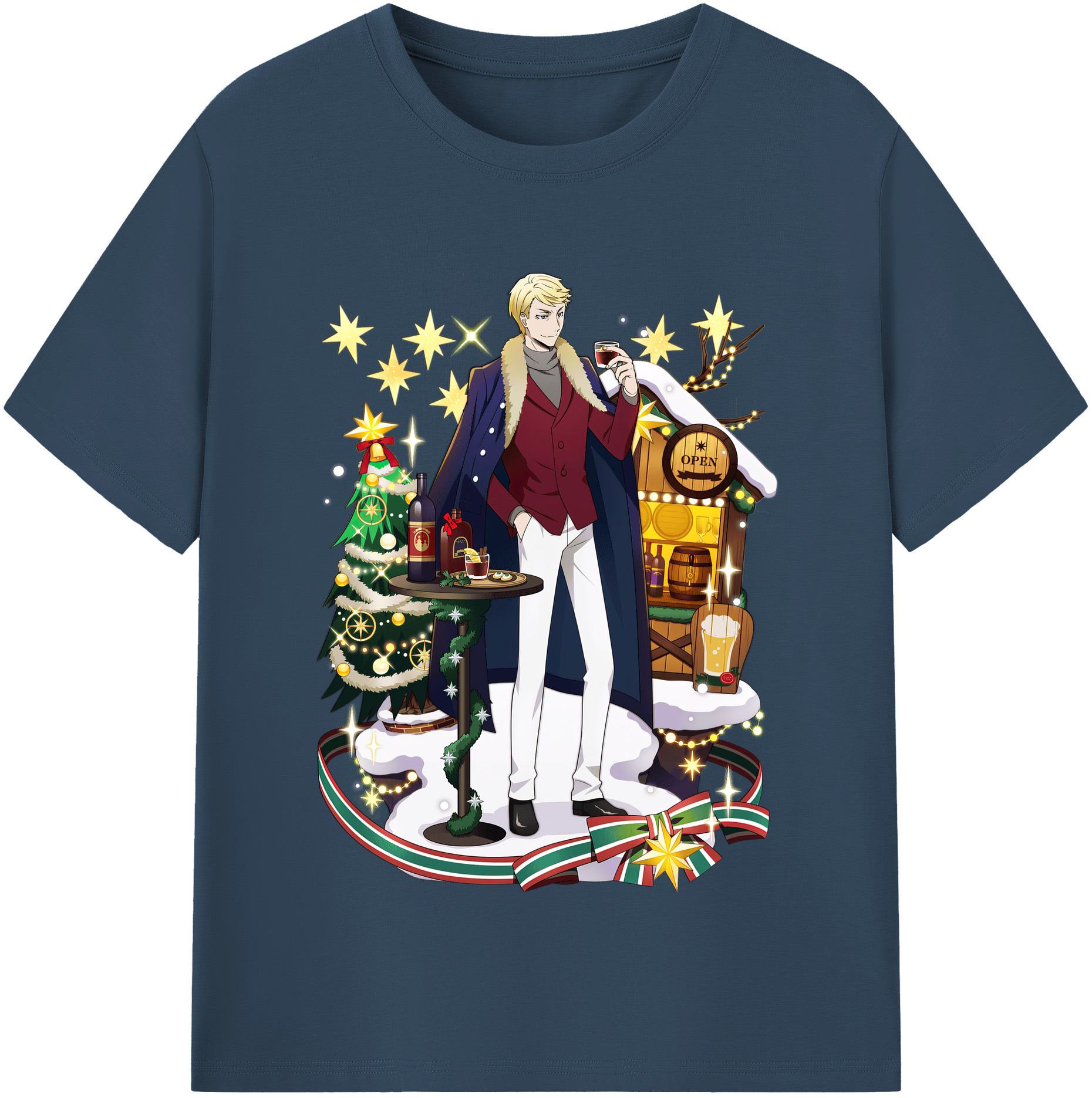 （画像用） 文豪ストレイドッグス Bungo Stray Dogs レディースカジュアルプリントTシャツ（綿100％）