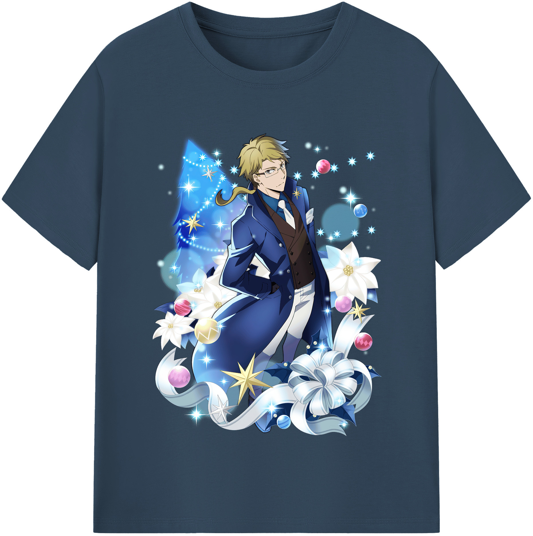 （画像用） 文豪ストレイドッグス Bungo Stray Dogs レディースカジュアルプリントTシャツ（綿100％）