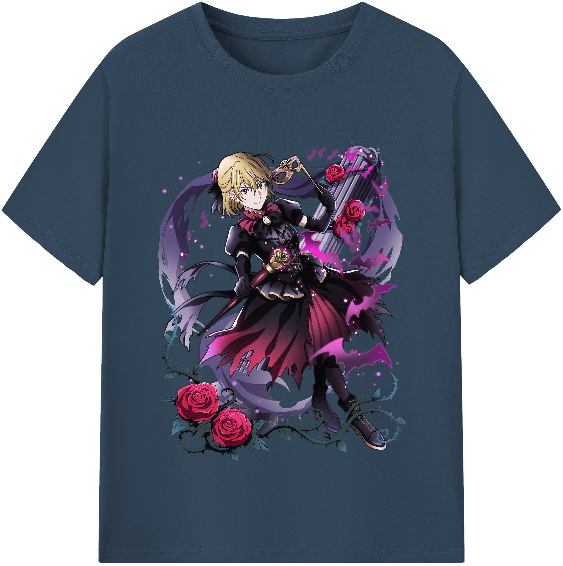 （画像用） 文豪ストレイドッグス Bungo Stray Dogs レディースカジュアルプリントTシャツ（綿100％）