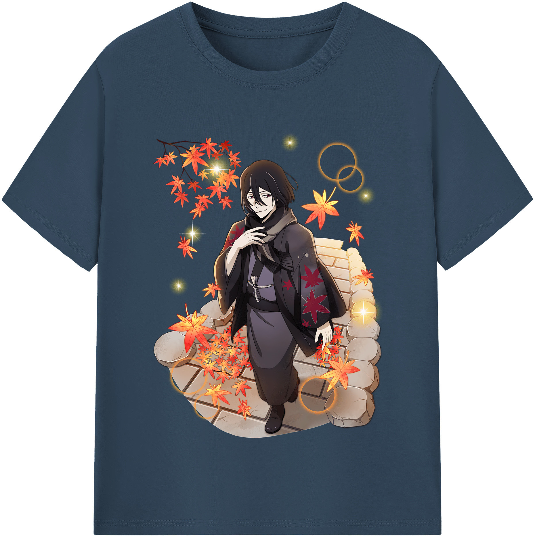 （画像用） 文豪ストレイドッグス Bungo Stray Dogs レディースカジュアルプリントTシャツ（綿100％）