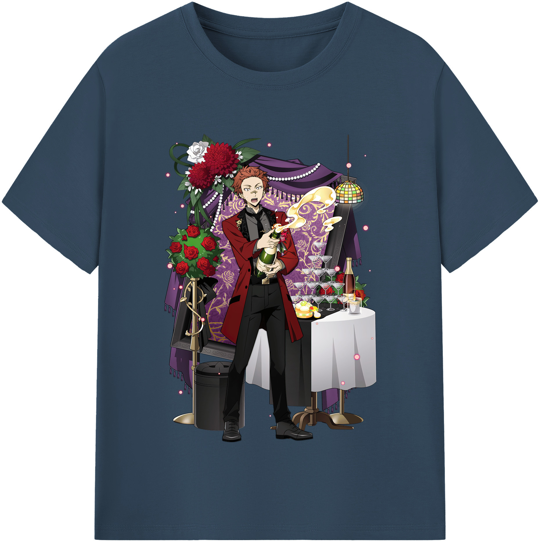 （画像用） 文豪ストレイドッグス Bungo Stray Dogs レディースカジュアルプリントTシャツ（綿100％）