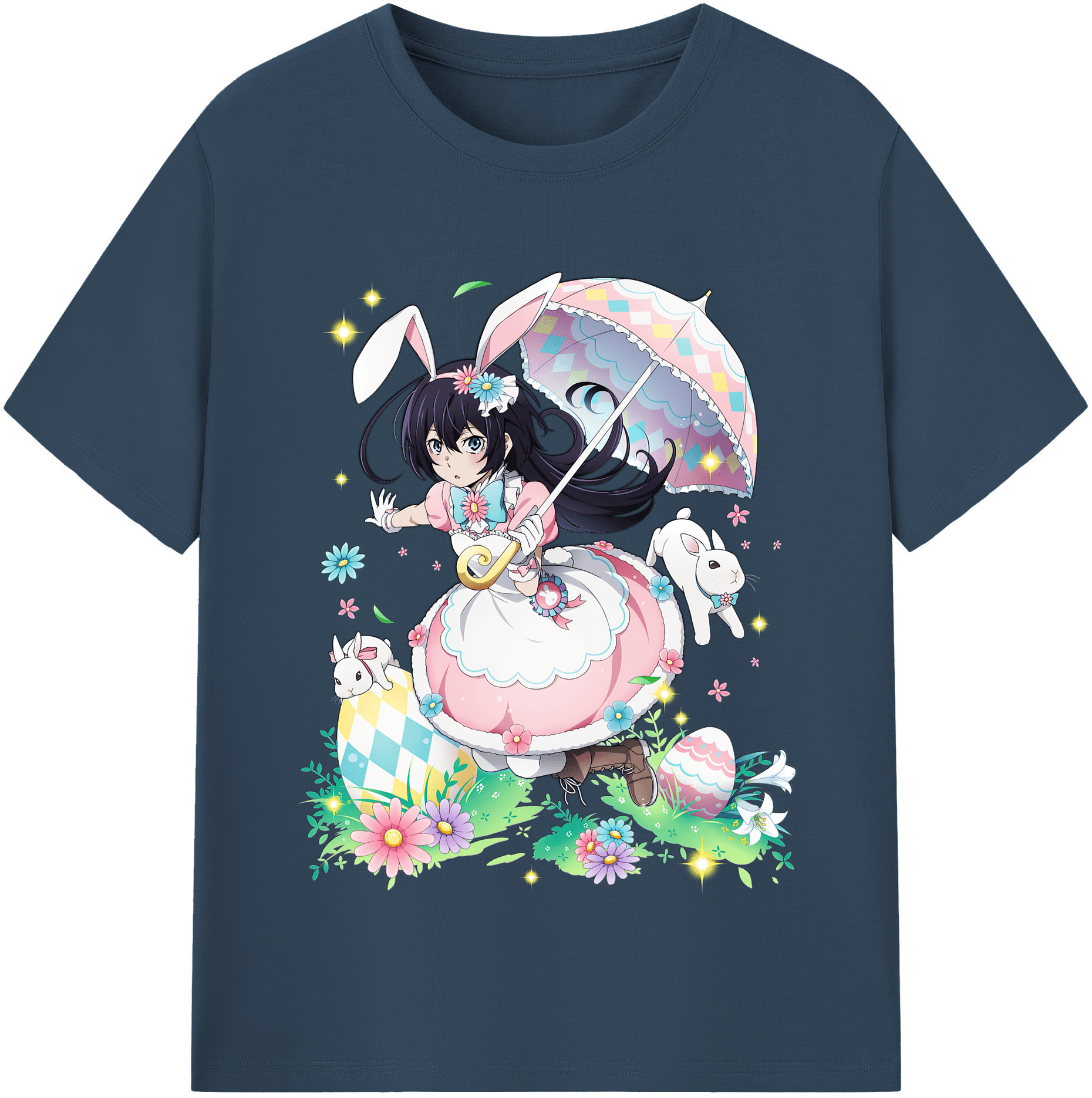 （画像用） 文豪ストレイドッグス Bungo Stray Dogs レディースカジュアルプリントTシャツ（綿100％）