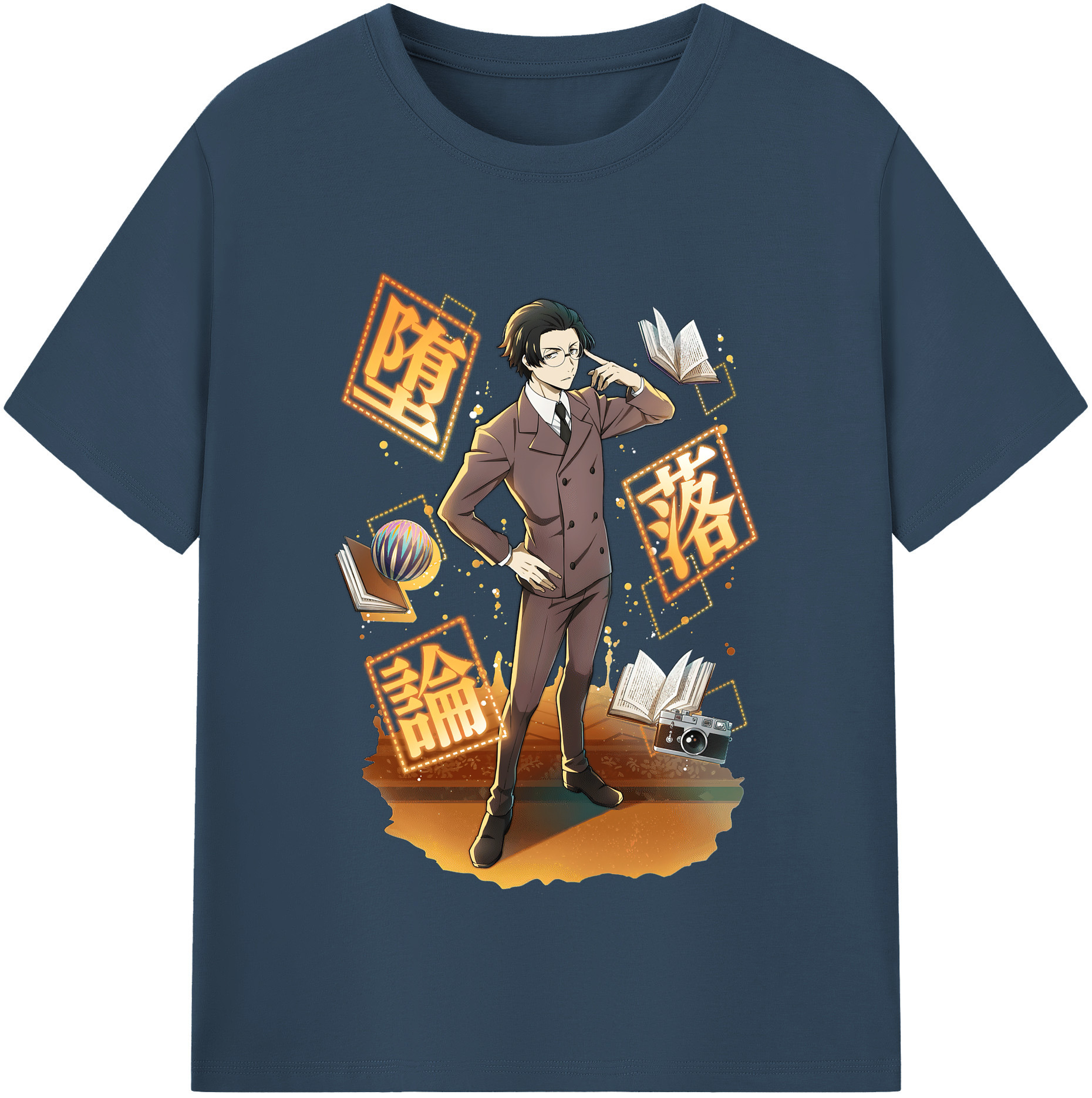 （画像用） 文豪ストレイドッグス Bungo Stray Dogs レディースカジュアルプリントTシャツ（綿100％）