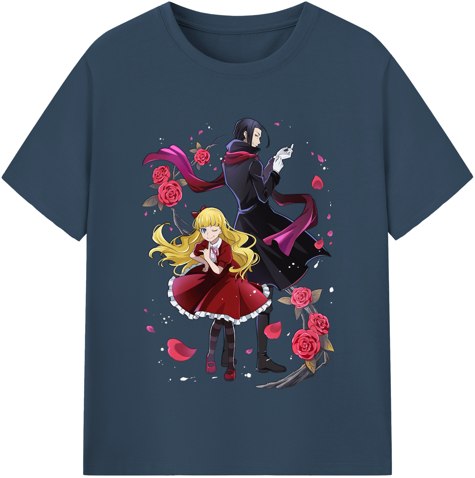 （画像用） 文豪ストレイドッグス Bungo Stray Dogs レディースカジュアルプリントTシャツ（綿100％）