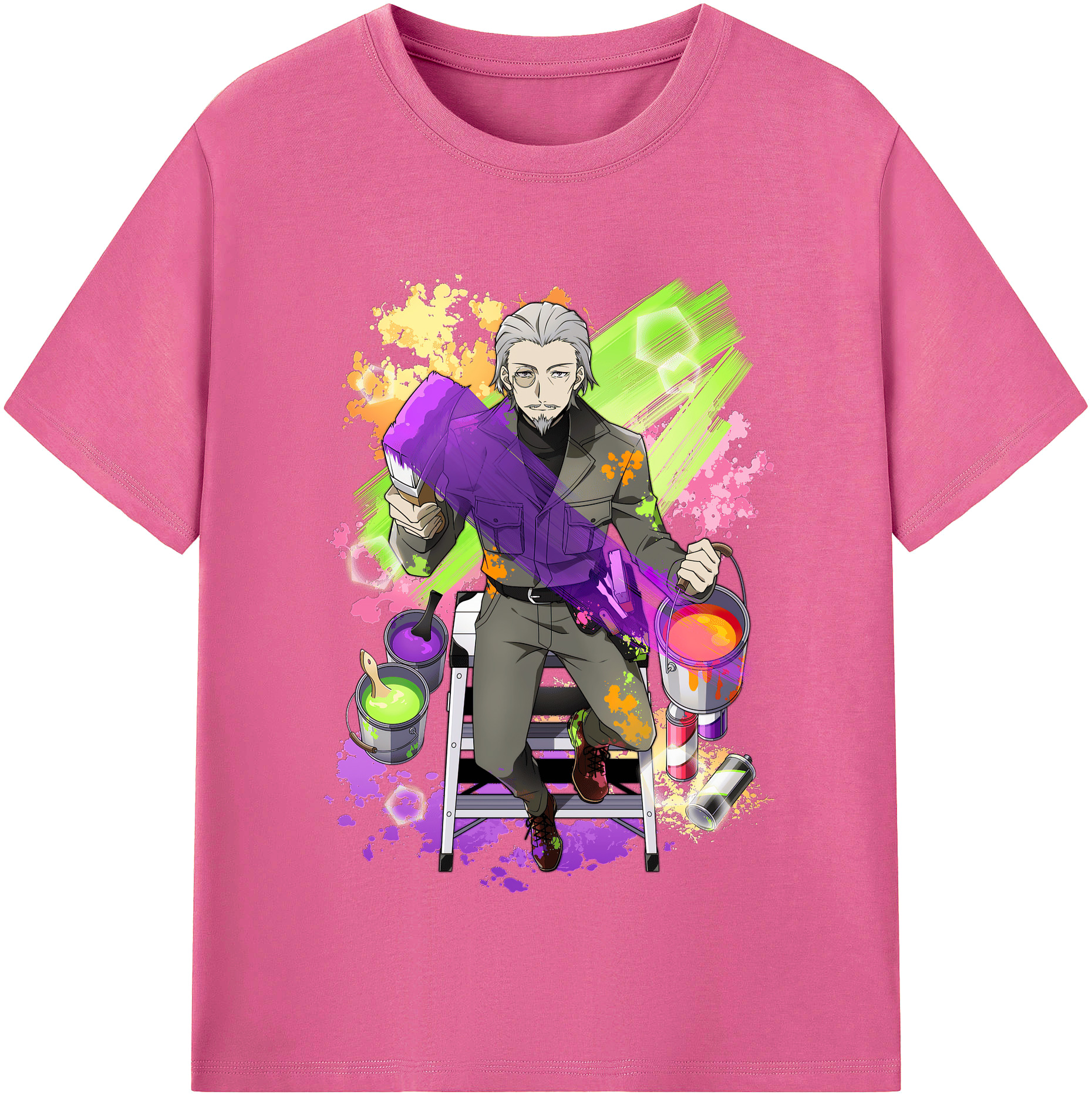 （画像用） 文豪ストレイドッグス Bungo Stray Dogs レディースカジュアルプリントTシャツ（綿100％）