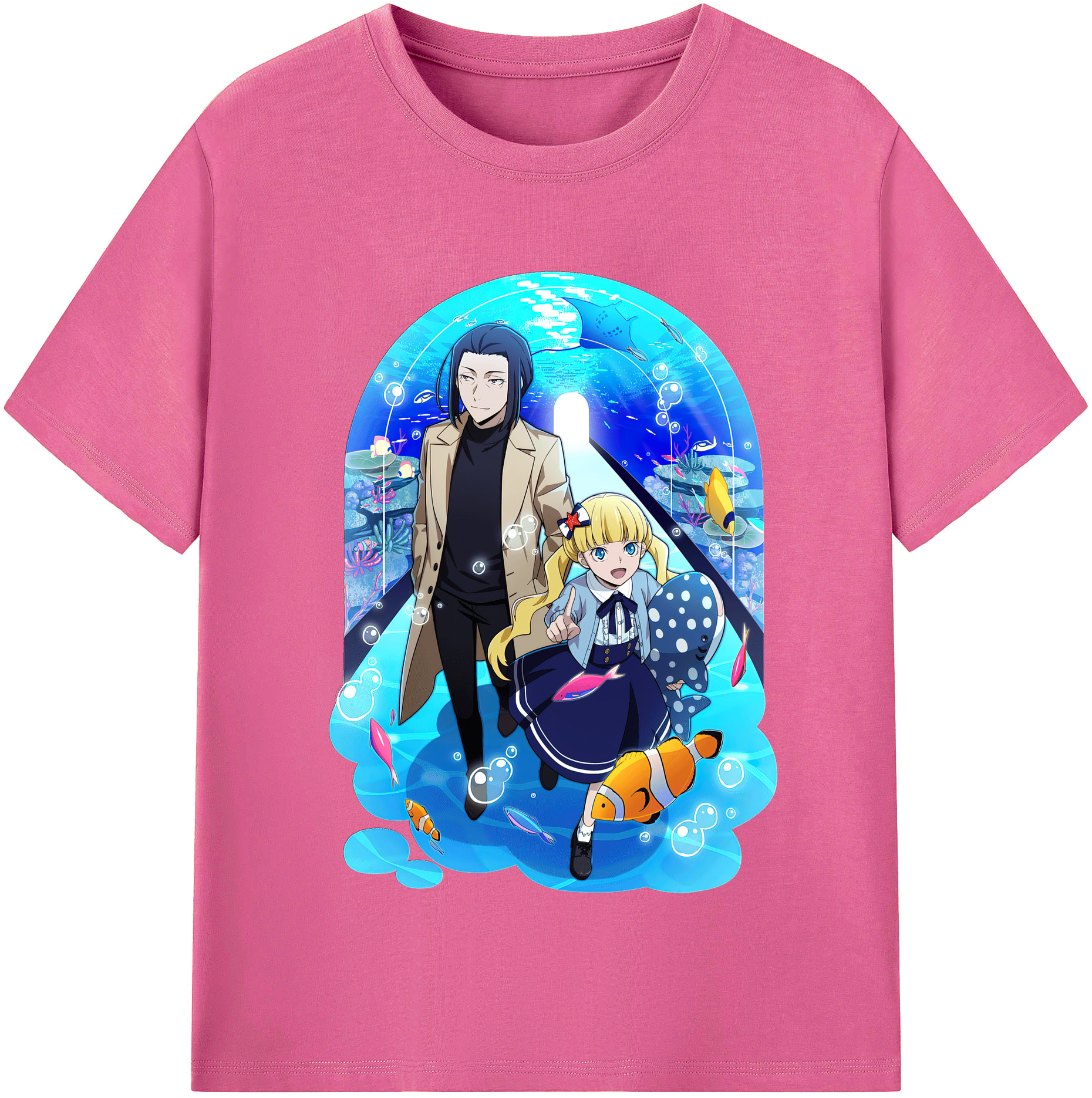 （画像用） 文豪ストレイドッグス Bungo Stray Dogs レディースカジュアルプリントTシャツ（綿100％）