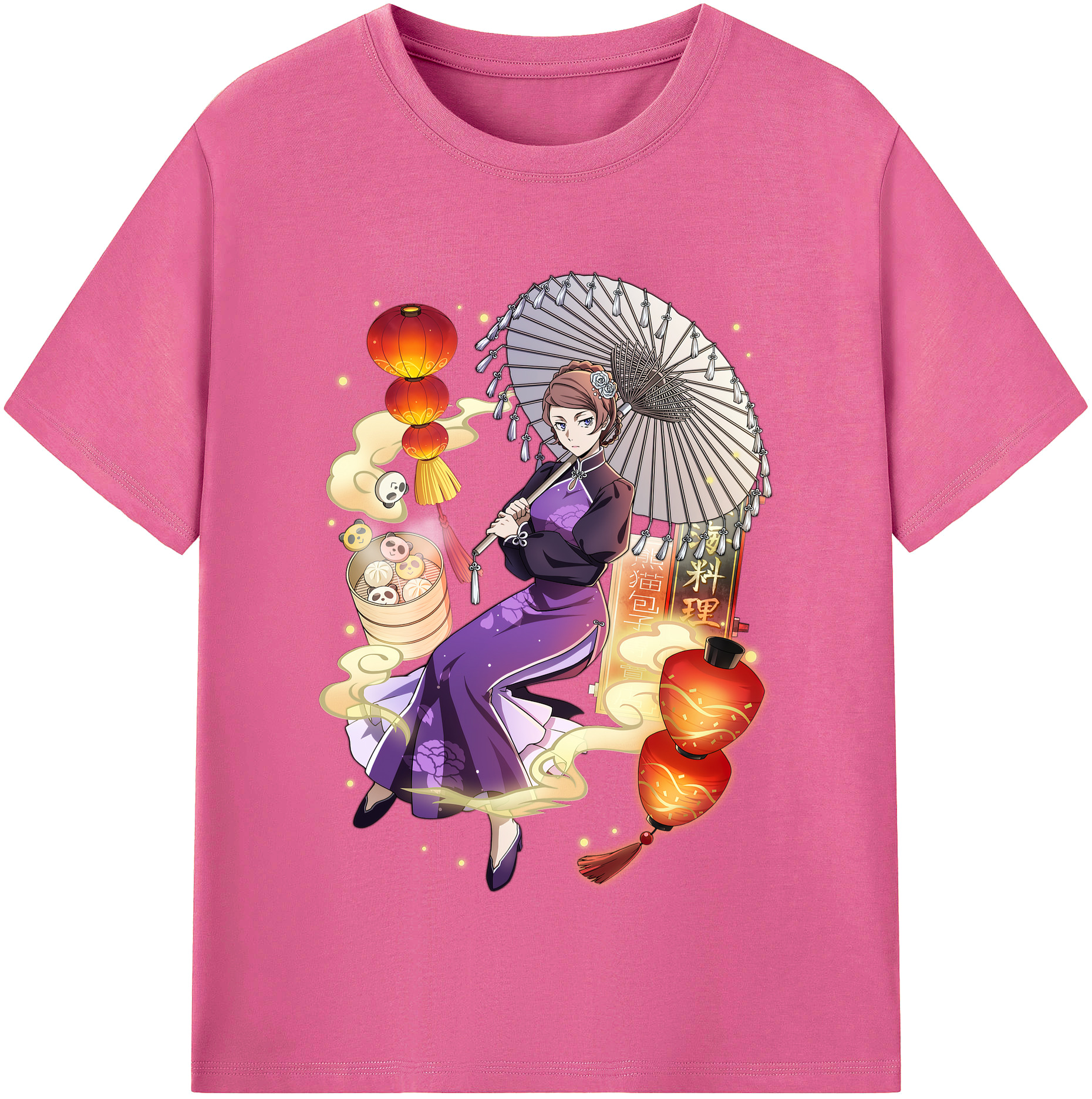 （画像用） 文豪ストレイドッグス Bungo Stray Dogs レディースカジュアルプリントTシャツ（綿100％）