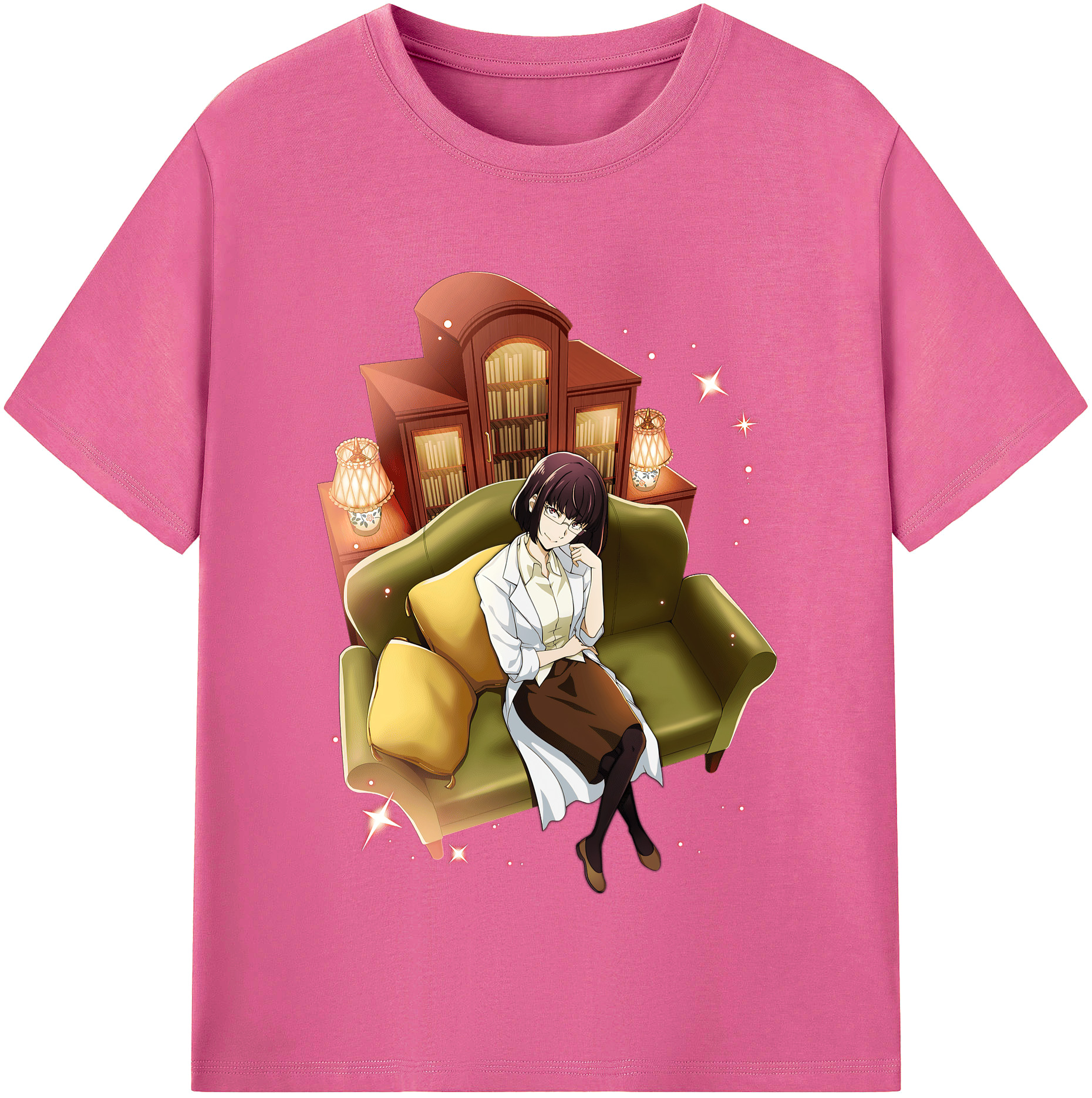 （画像用） 文豪ストレイドッグス Bungo Stray Dogs レディースカジュアルプリントTシャツ（綿100％）