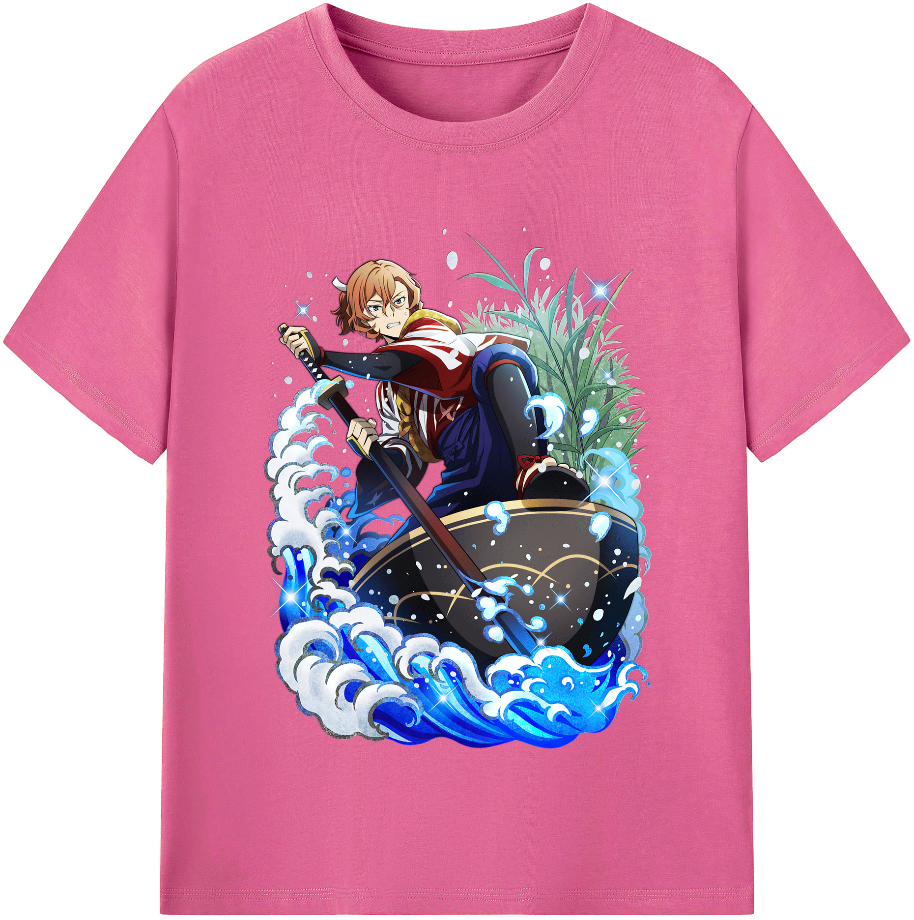 （画像用） 文豪ストレイドッグス Bungo Stray Dogs レディースカジュアルプリントTシャツ（綿100％）