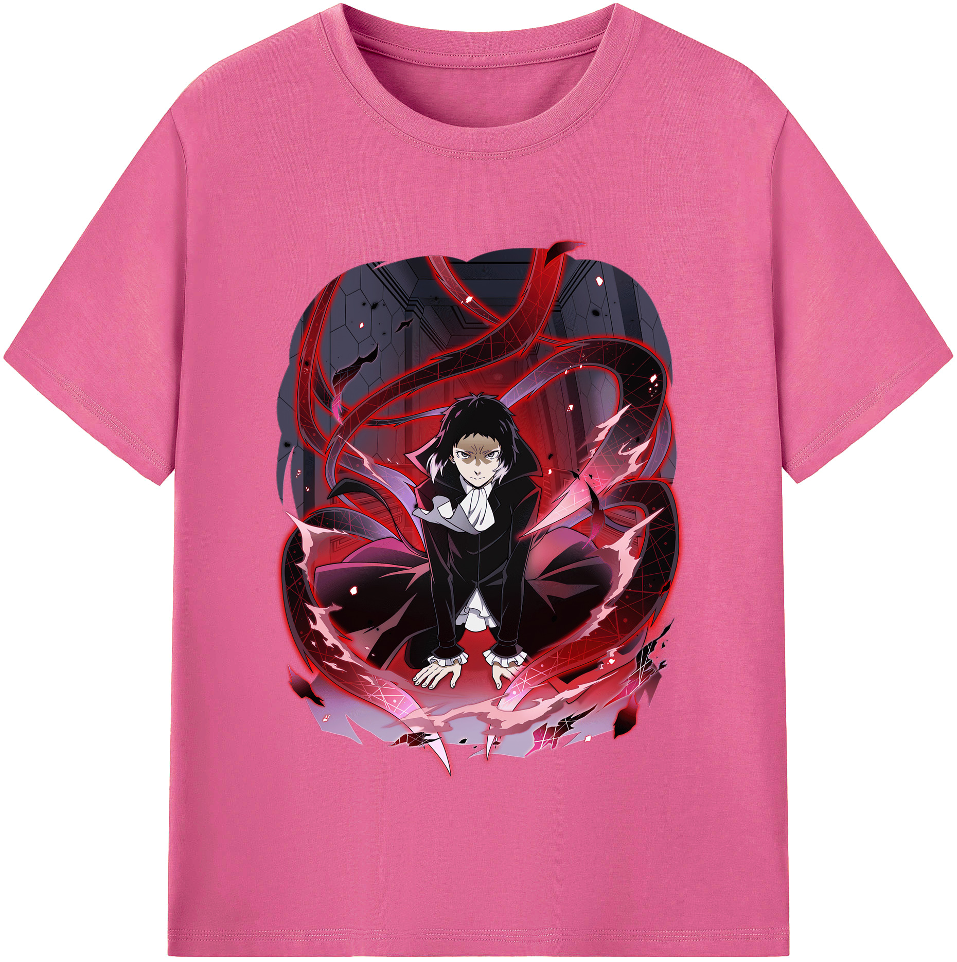 （画像用） 文豪ストレイドッグス Bungo Stray Dogs レディースカジュアルプリントTシャツ（綿100％）