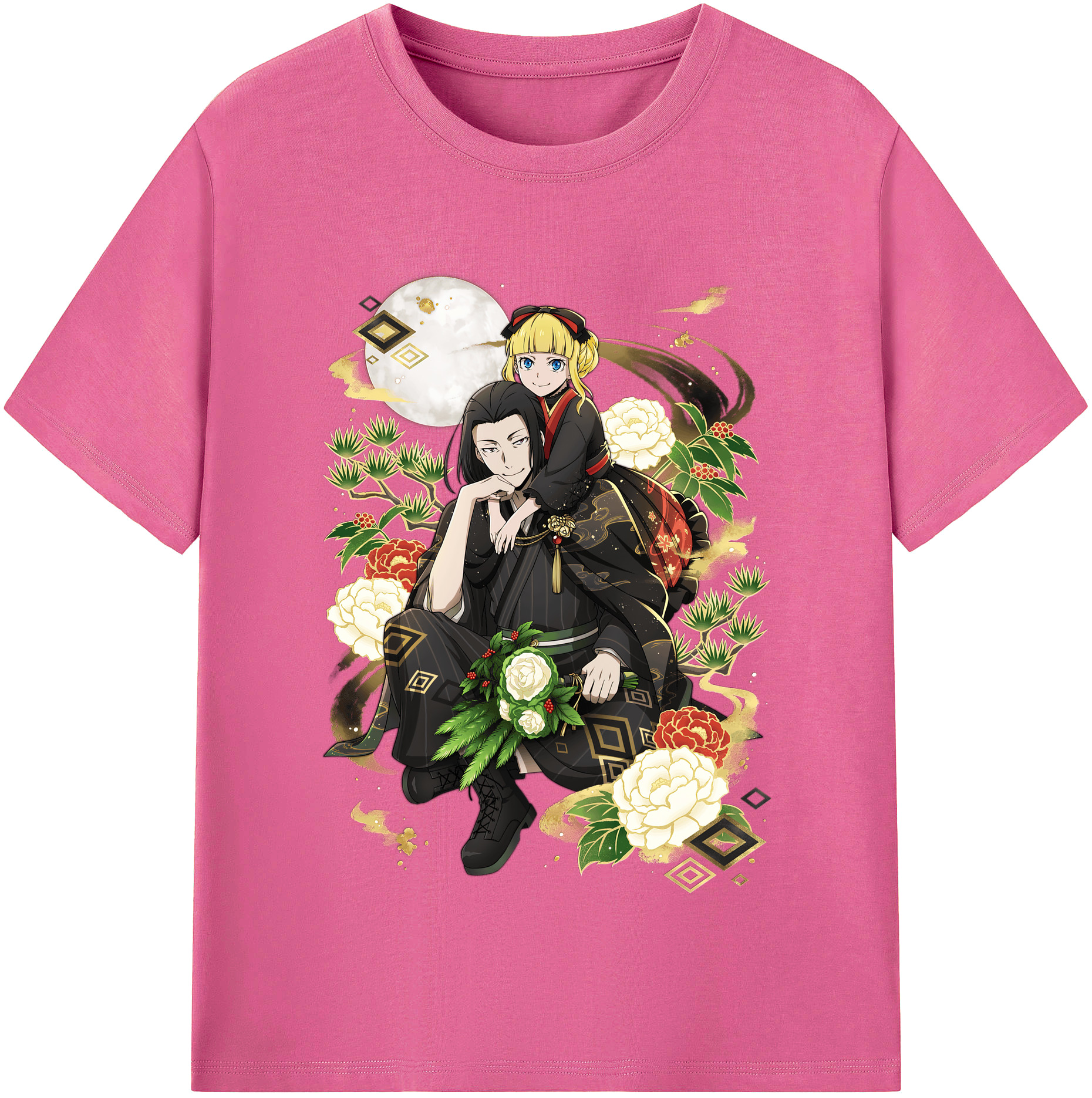（画像用） 文豪ストレイドッグス Bungo Stray Dogs レディースカジュアルプリントTシャツ（綿100％）