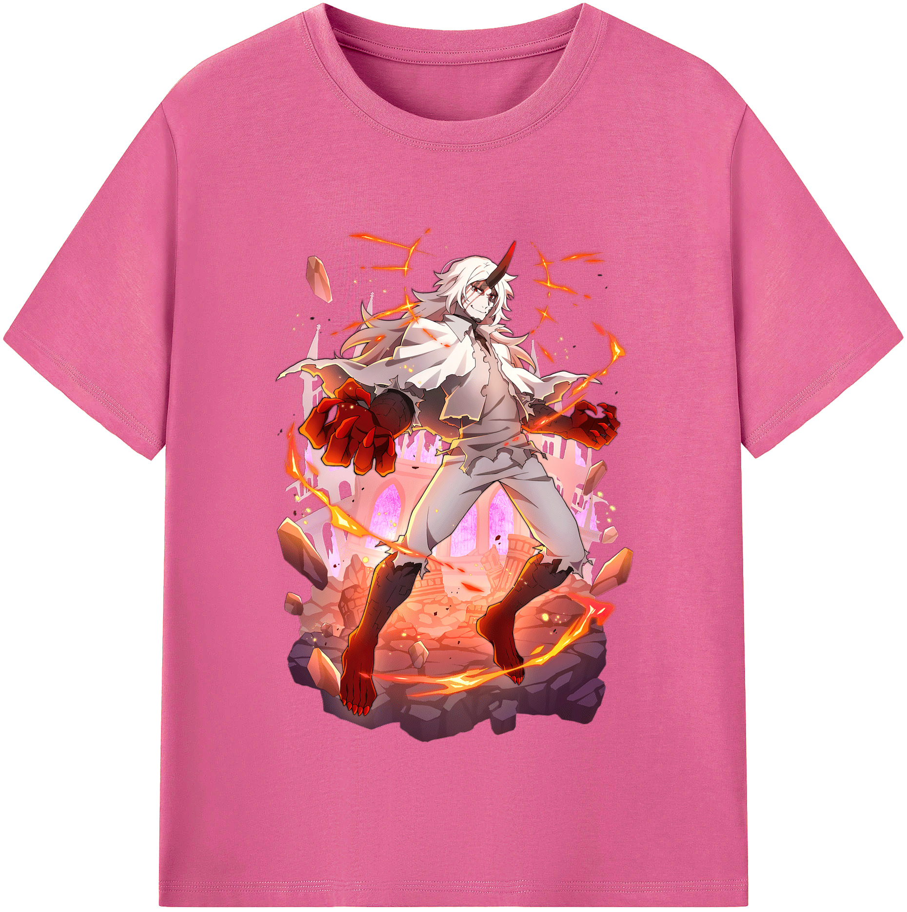 （画像用） 文豪ストレイドッグス Bungo Stray Dogs レディースカジュアルプリントTシャツ（綿100％）