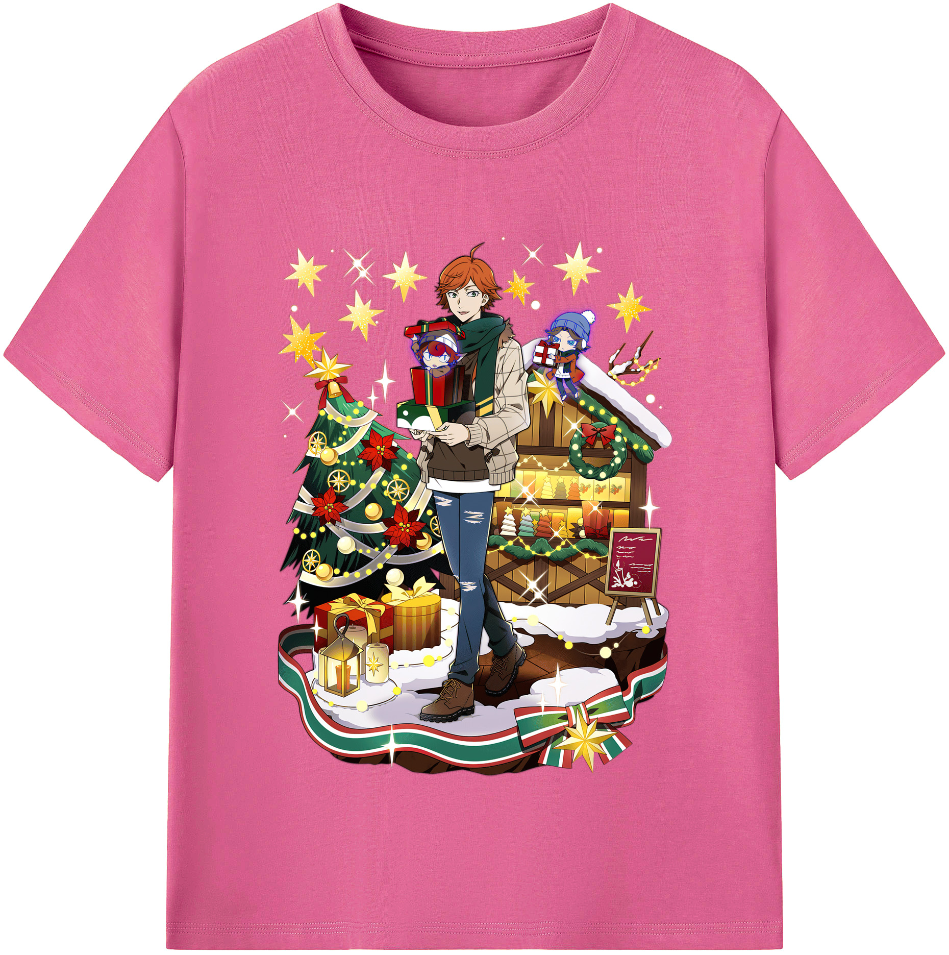 （画像用） 文豪ストレイドッグス Bungo Stray Dogs レディースカジュアルプリントTシャツ（綿100％）