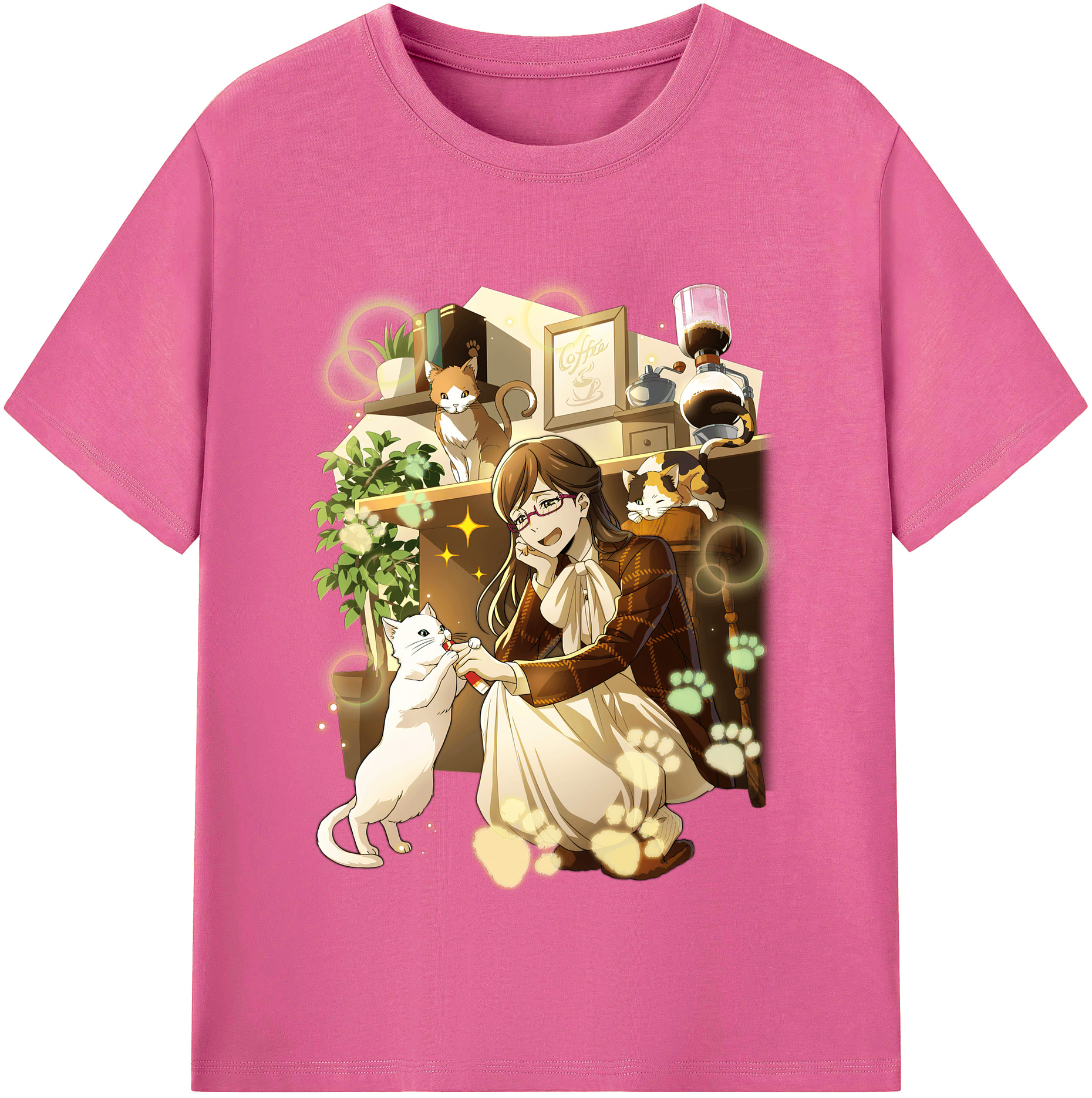 （画像用） 文豪ストレイドッグス Bungo Stray Dogs レディースカジュアルプリントTシャツ（綿100％）