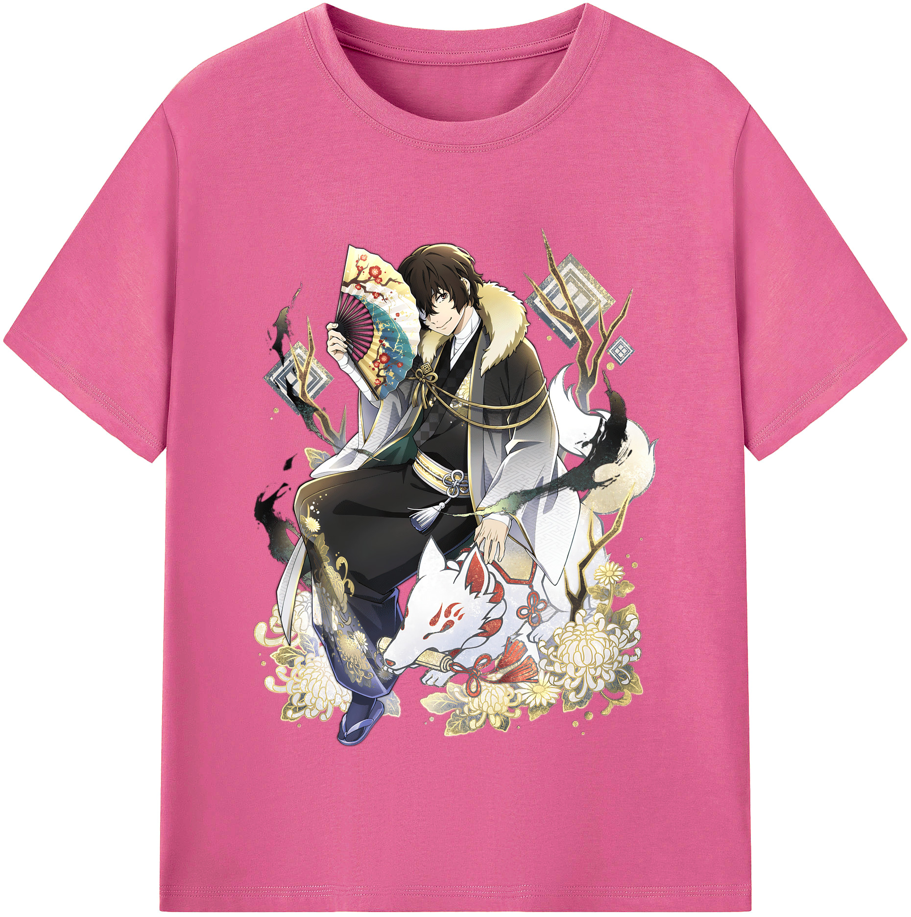 （画像用） 文豪ストレイドッグス Bungo Stray Dogs レディースカジュアルプリントTシャツ（綿100％）