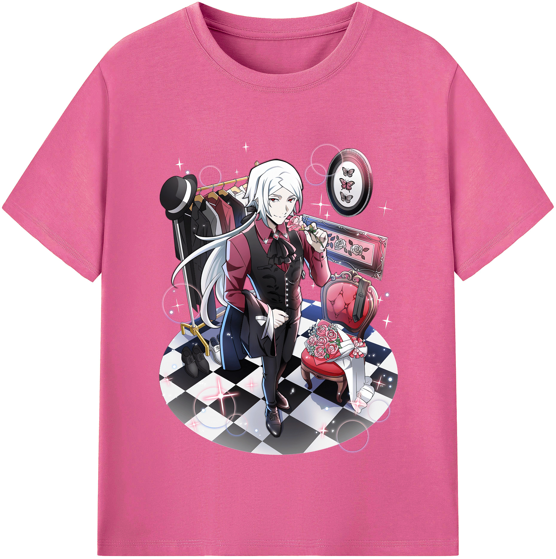 （画像用） 文豪ストレイドッグス Bungo Stray Dogs レディースカジュアルプリントTシャツ（綿100％）