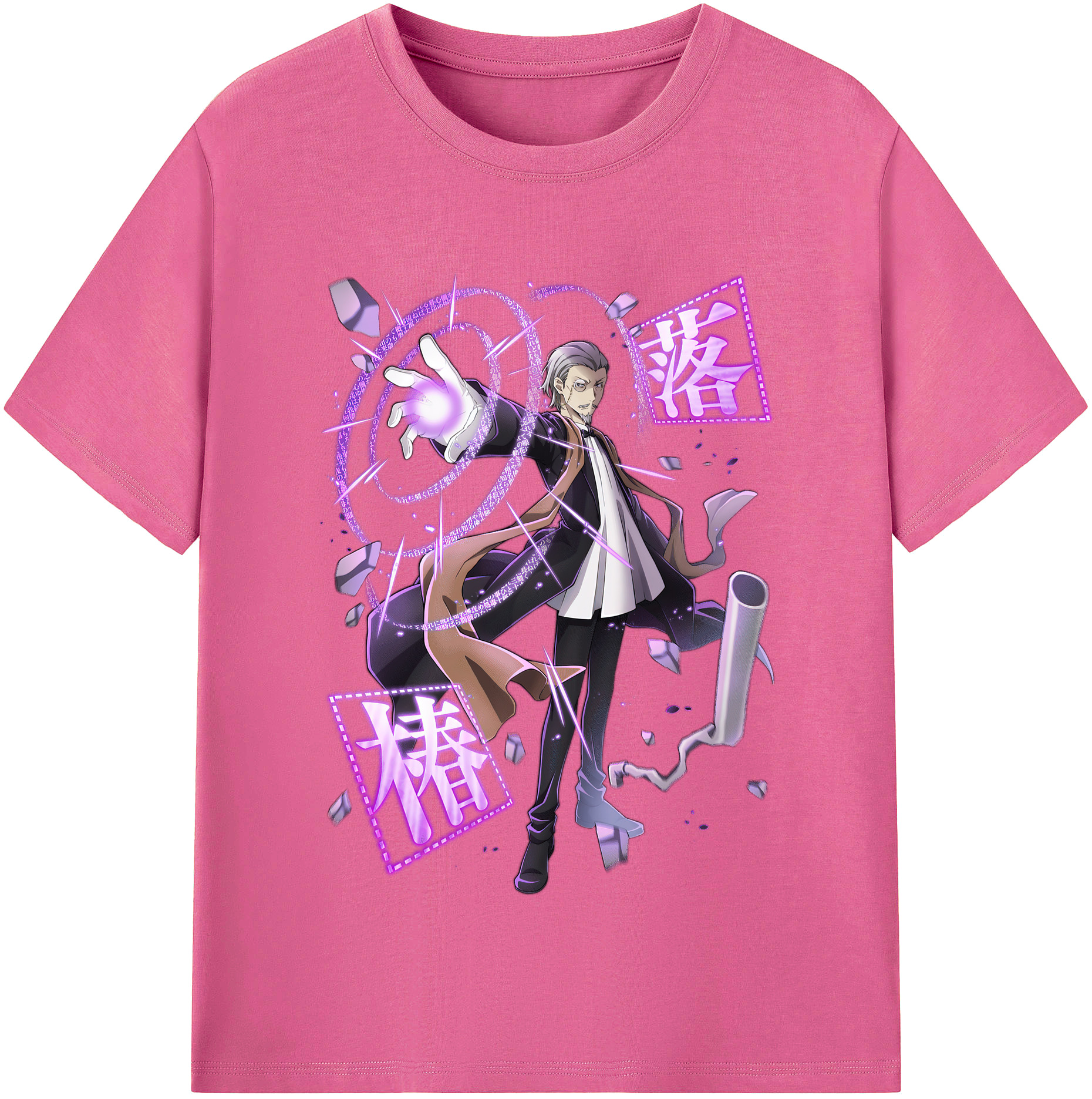 （画像用） 文豪ストレイドッグス Bungo Stray Dogs レディースカジュアルプリントTシャツ（綿100％）