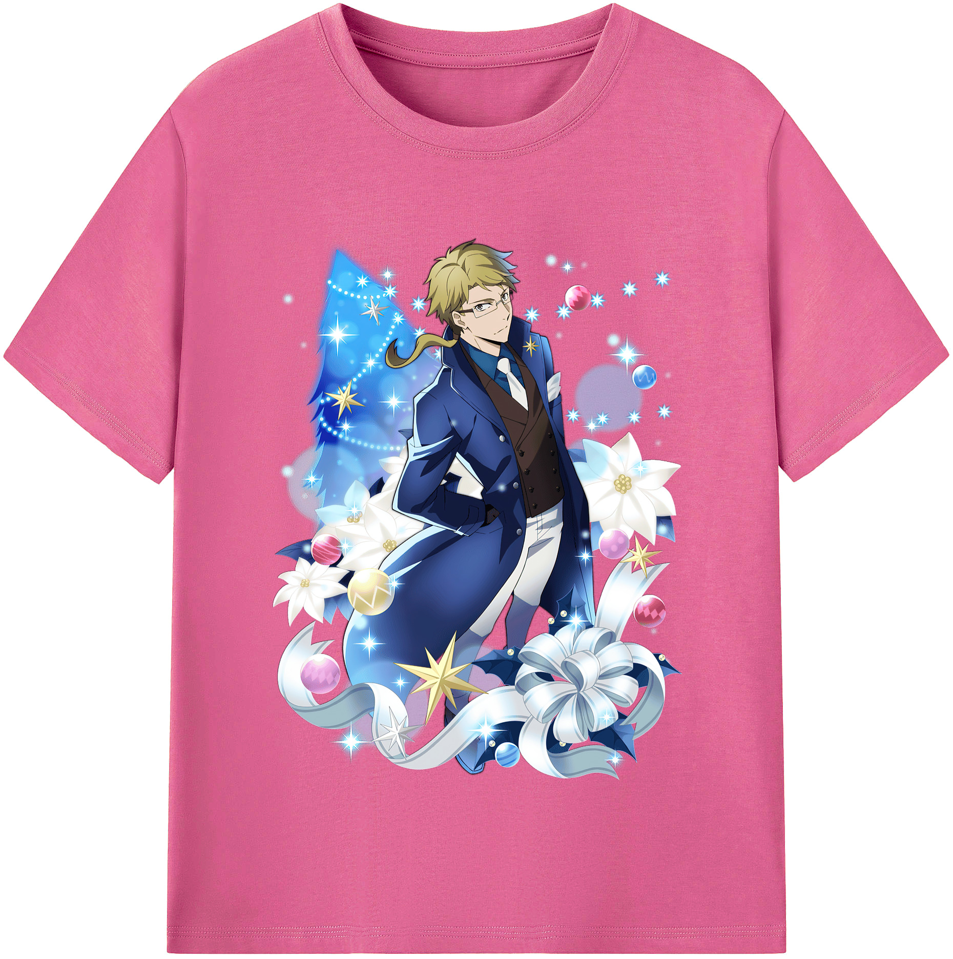 （画像用） 文豪ストレイドッグス Bungo Stray Dogs レディースカジュアルプリントTシャツ（綿100％）