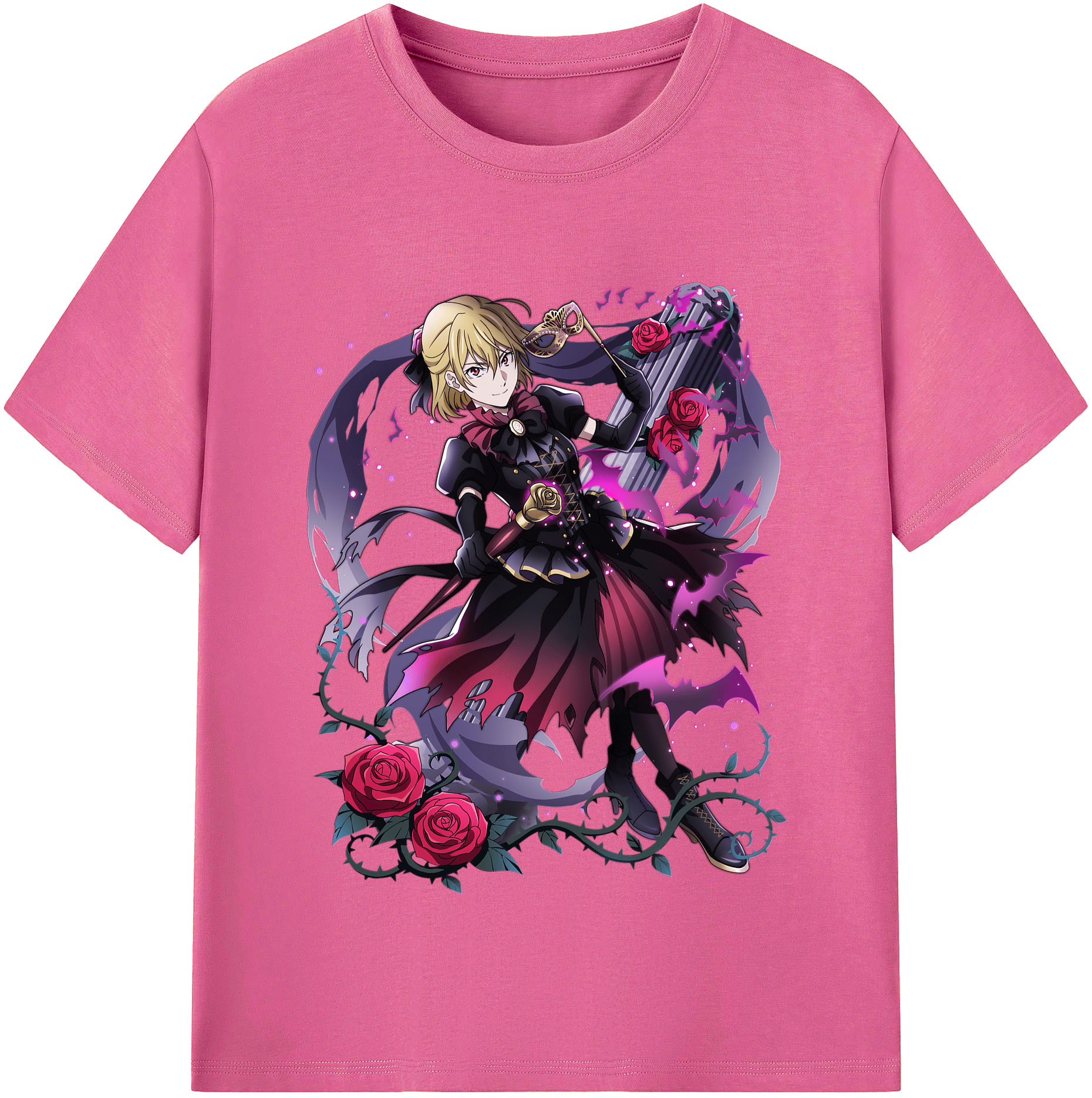 （画像用） 文豪ストレイドッグス Bungo Stray Dogs レディースカジュアルプリントTシャツ（綿100％）