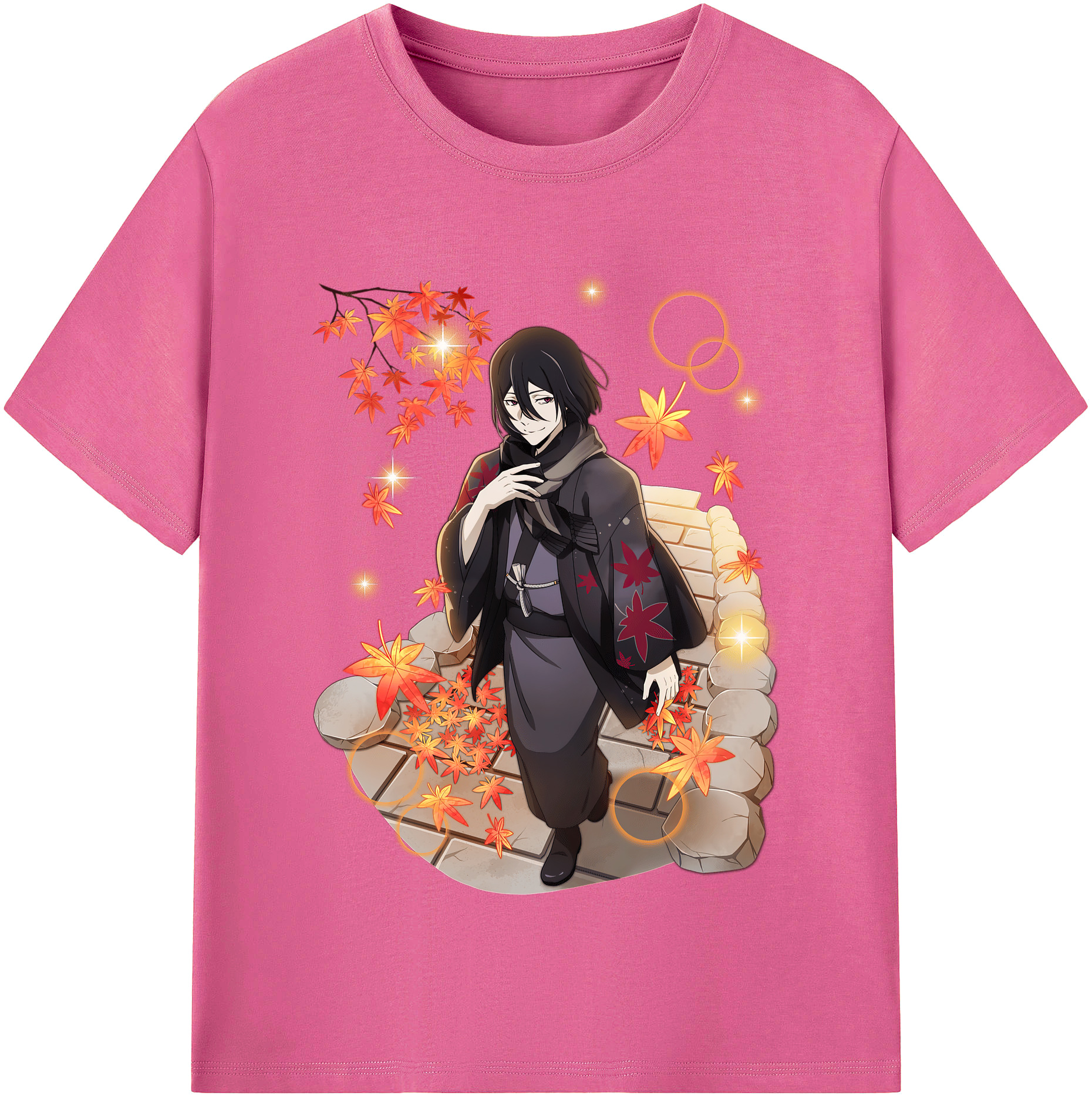 （画像用） 文豪ストレイドッグス Bungo Stray Dogs レディースカジュアルプリントTシャツ（綿100％）