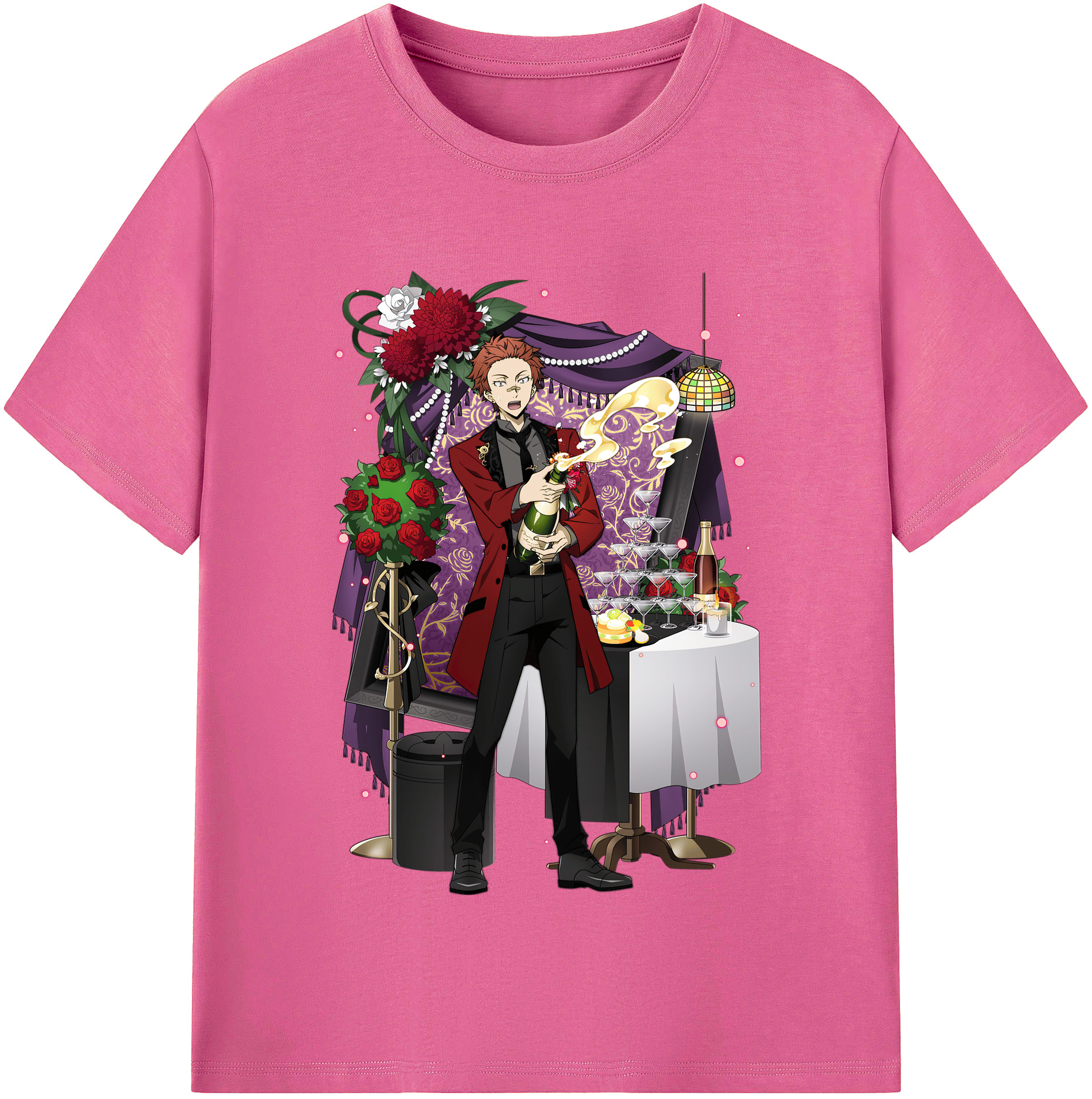 （画像用） 文豪ストレイドッグス Bungo Stray Dogs レディースカジュアルプリントTシャツ（綿100％）