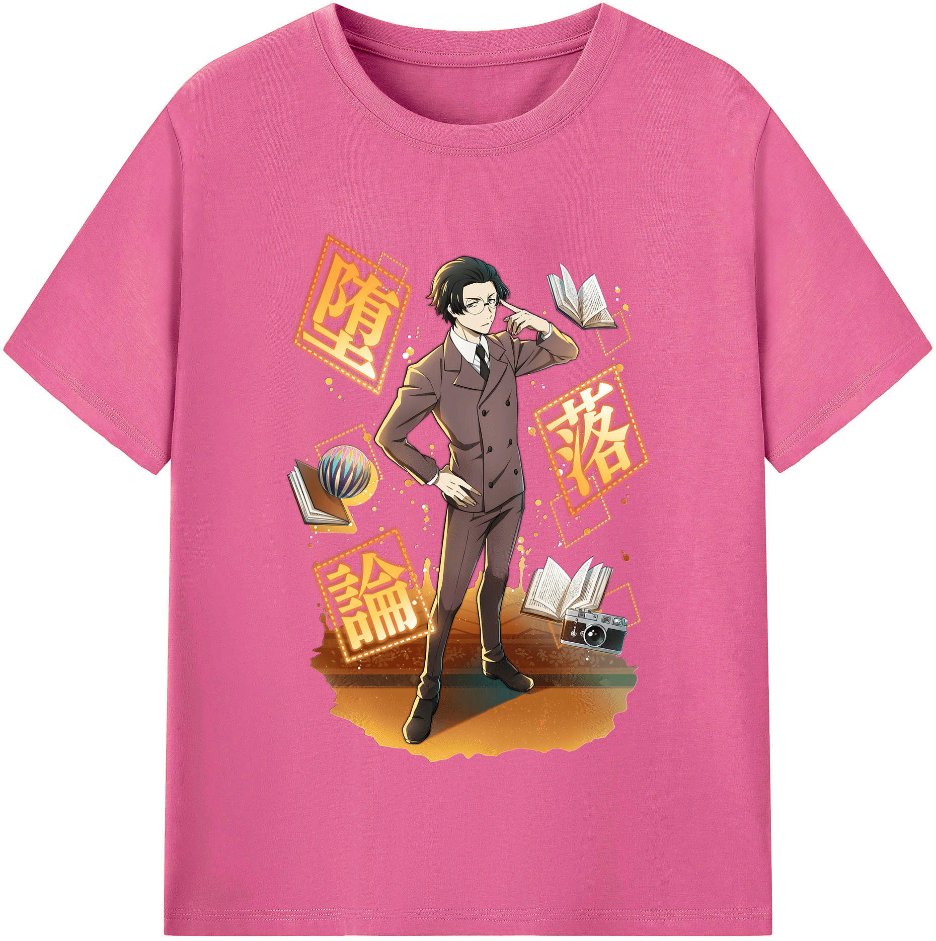 （画像用） 文豪ストレイドッグス Bungo Stray Dogs レディースカジュアルプリントTシャツ（綿100％）